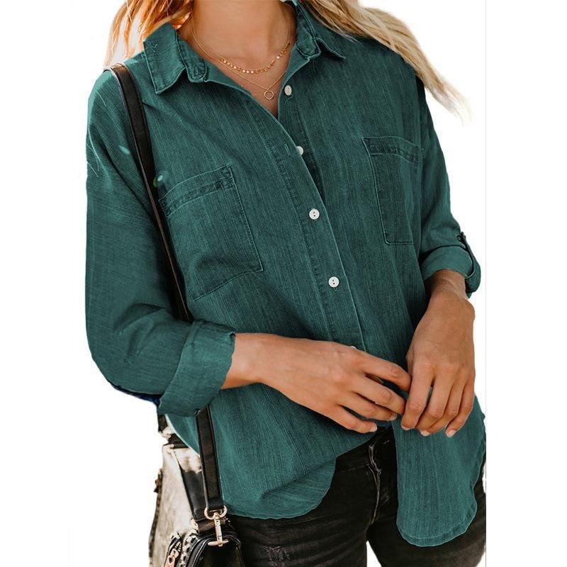 SilkSoft Loose Fit Denim Shirt