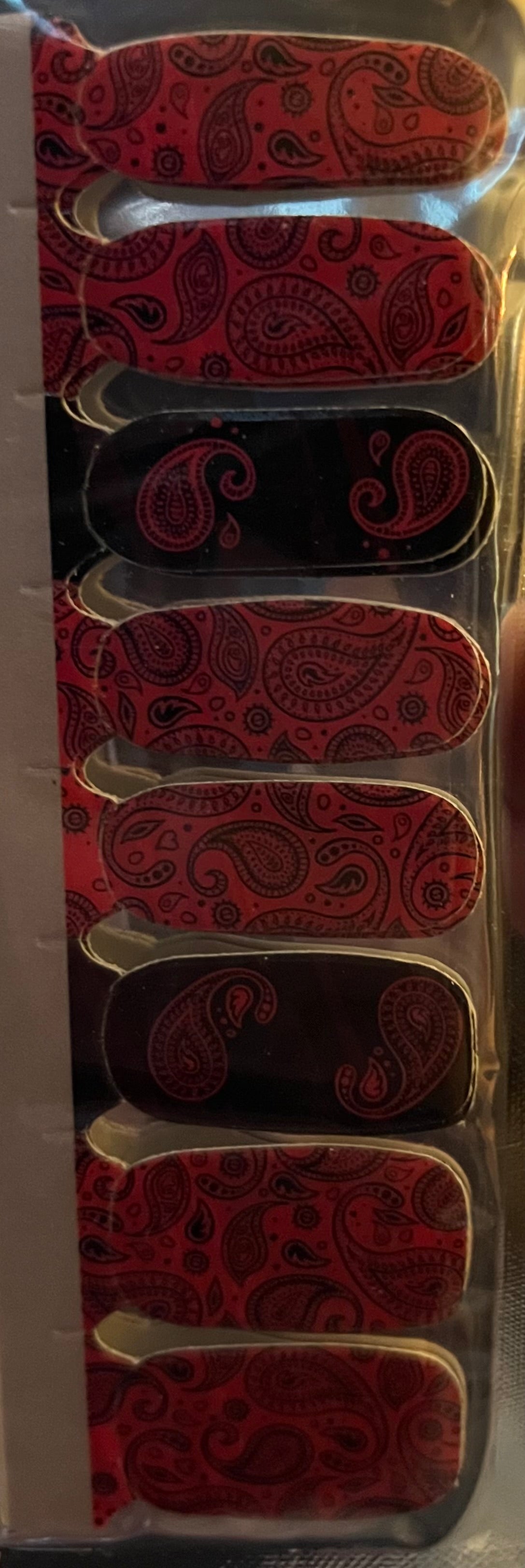 Hot Paisley Nail Polish Strips