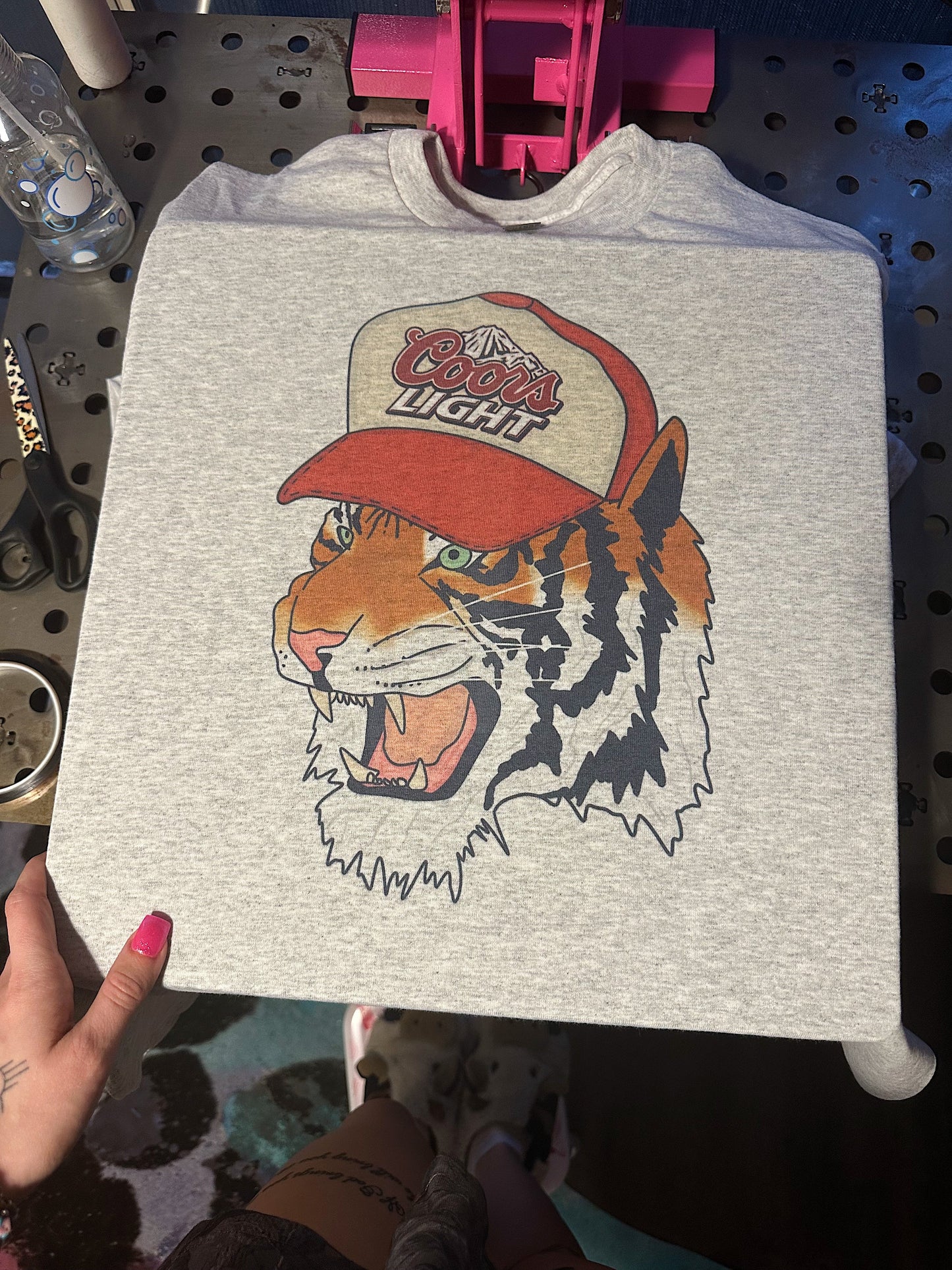 Punchy Tiger TEE or CREWNECK
