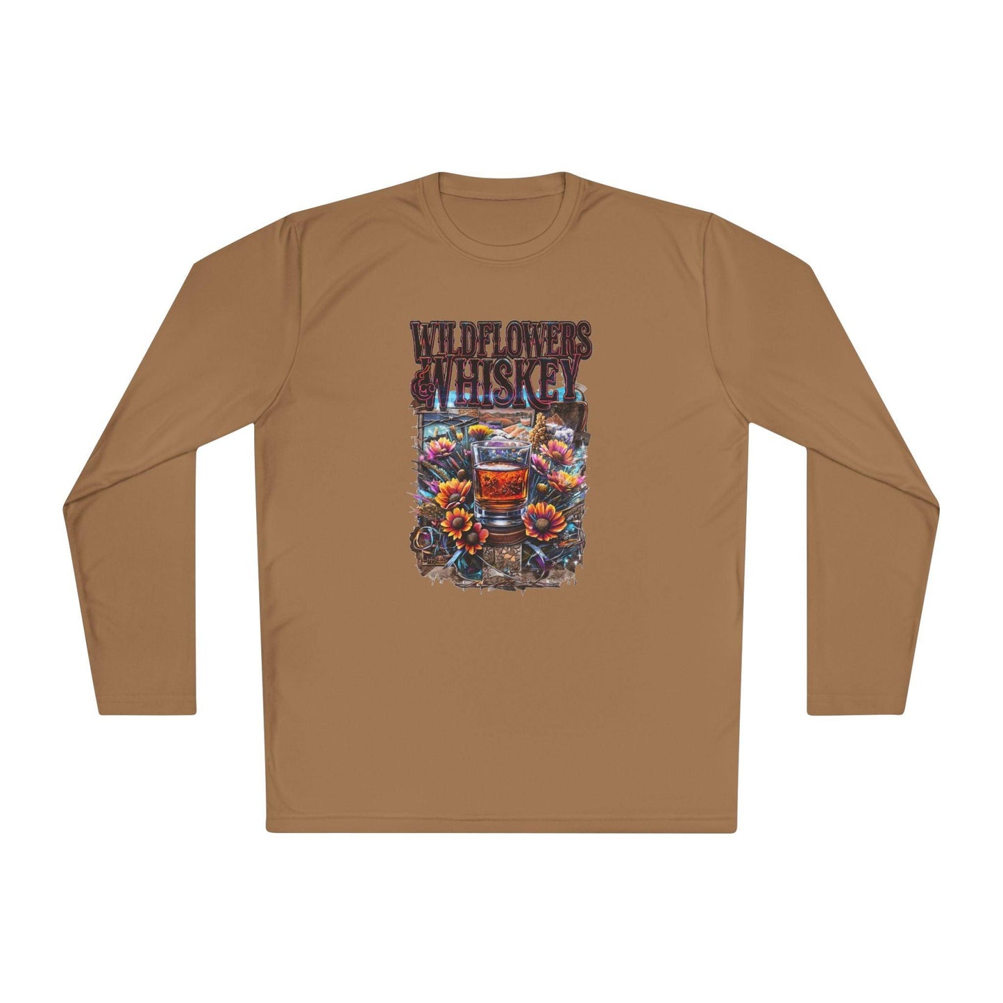 Wildflowers and Whiskey Lightweight Long Sleeve Tee