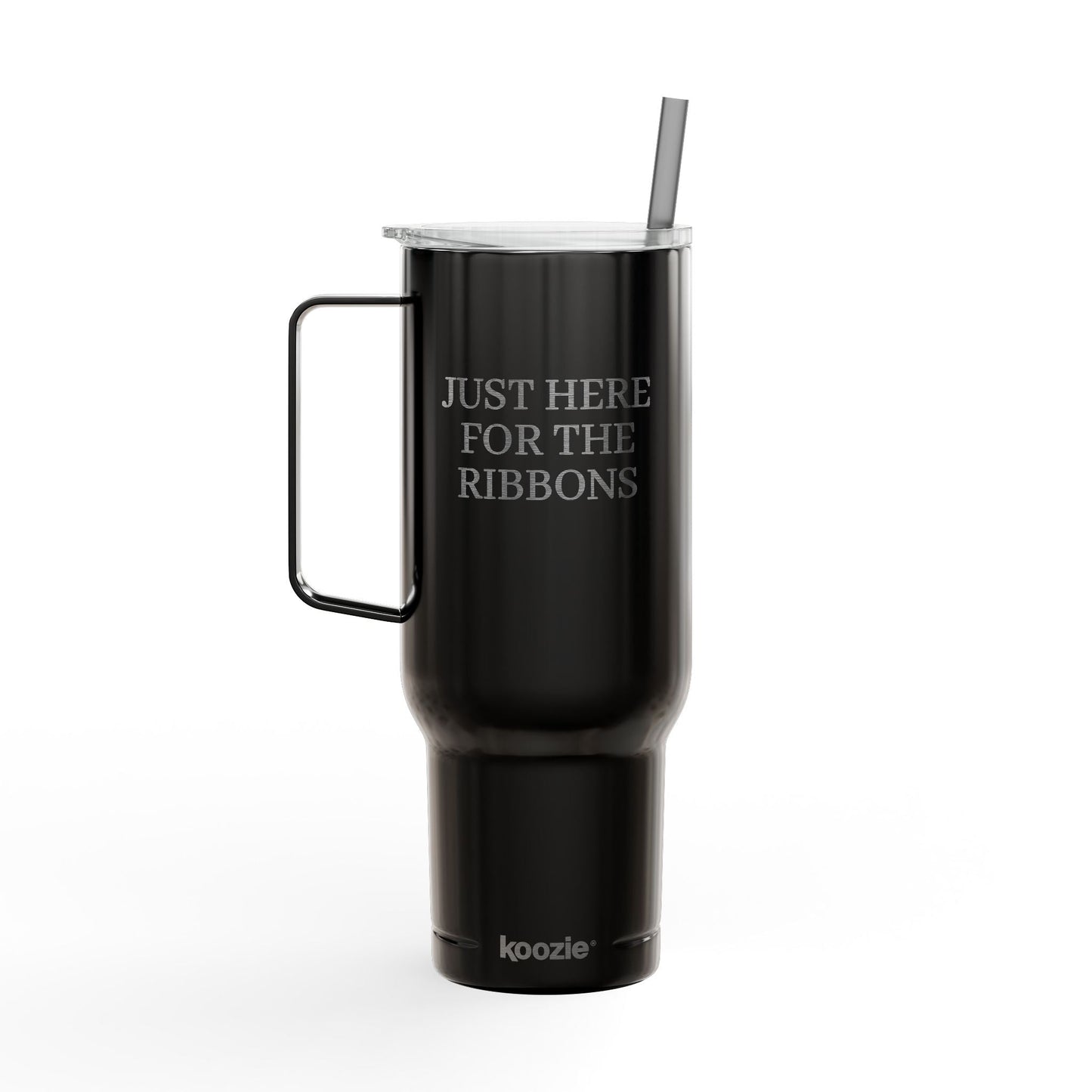 Insulated Tumbler with Lid, 40oz (Engraving) - Here For The Ribbons