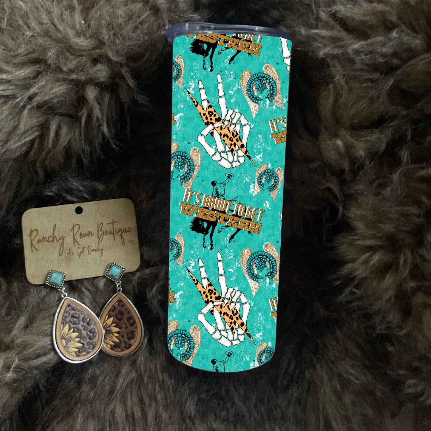 It’s Bout to Get Western 20oz Skinny Tumbler