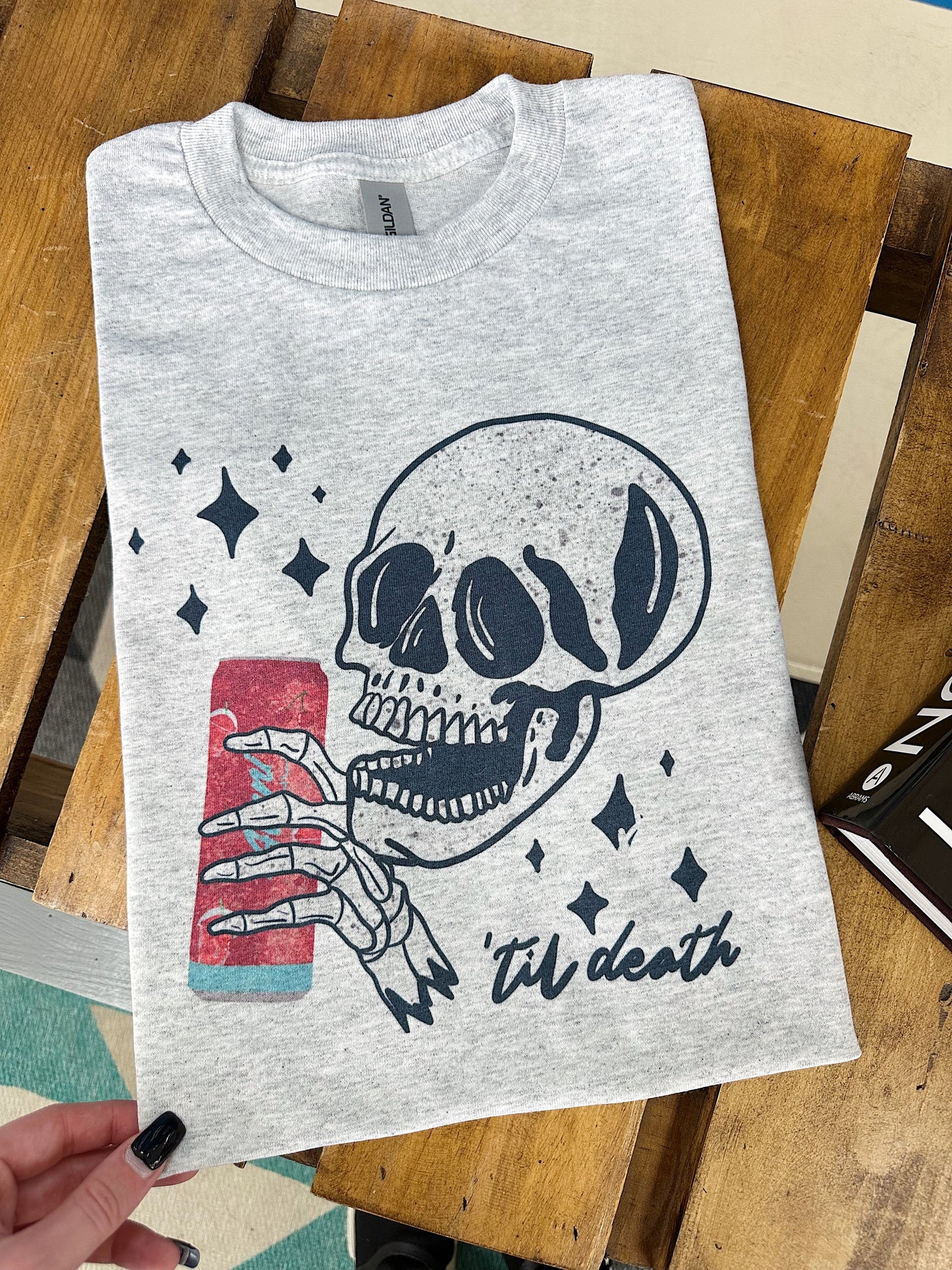 Cherry Slush Till Death TEE or CREWNECK