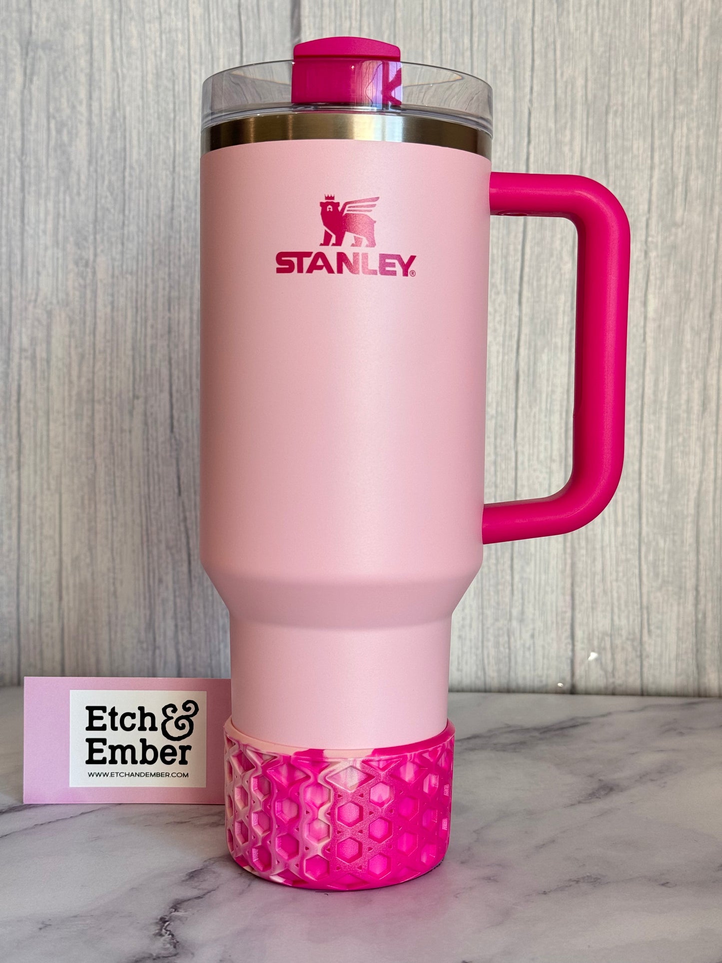 Flockin’ Fabulous Flamingo Remix WAFFLE Tumbler Boot -fits 20-40oz