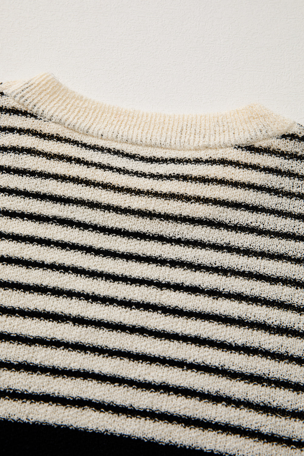 Sabrina Black Stripe Top