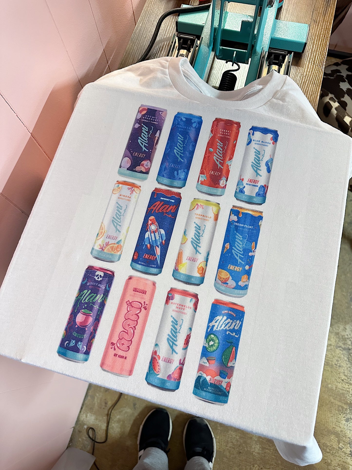 Energy Drink Collage TEE or CREWNECK