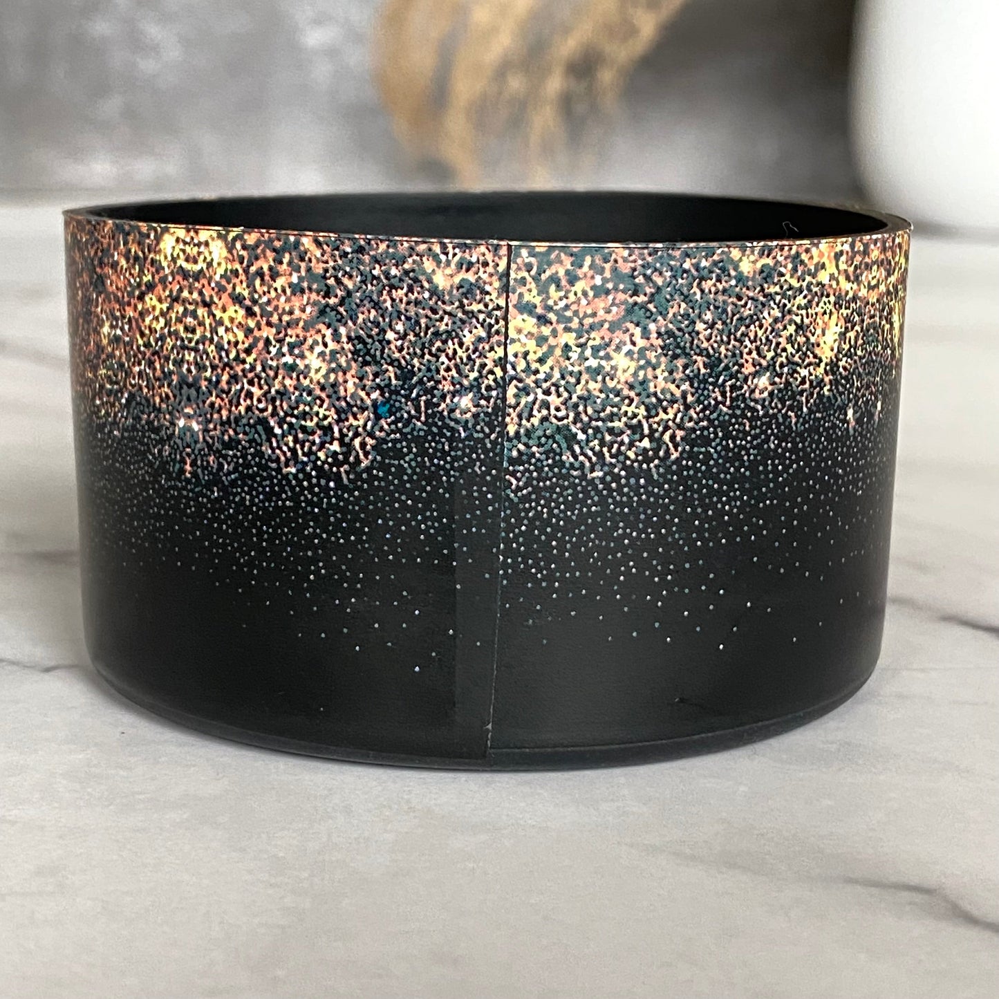 BLACK GOLD GLITTER Tumbler Boot -fits 20-40oz