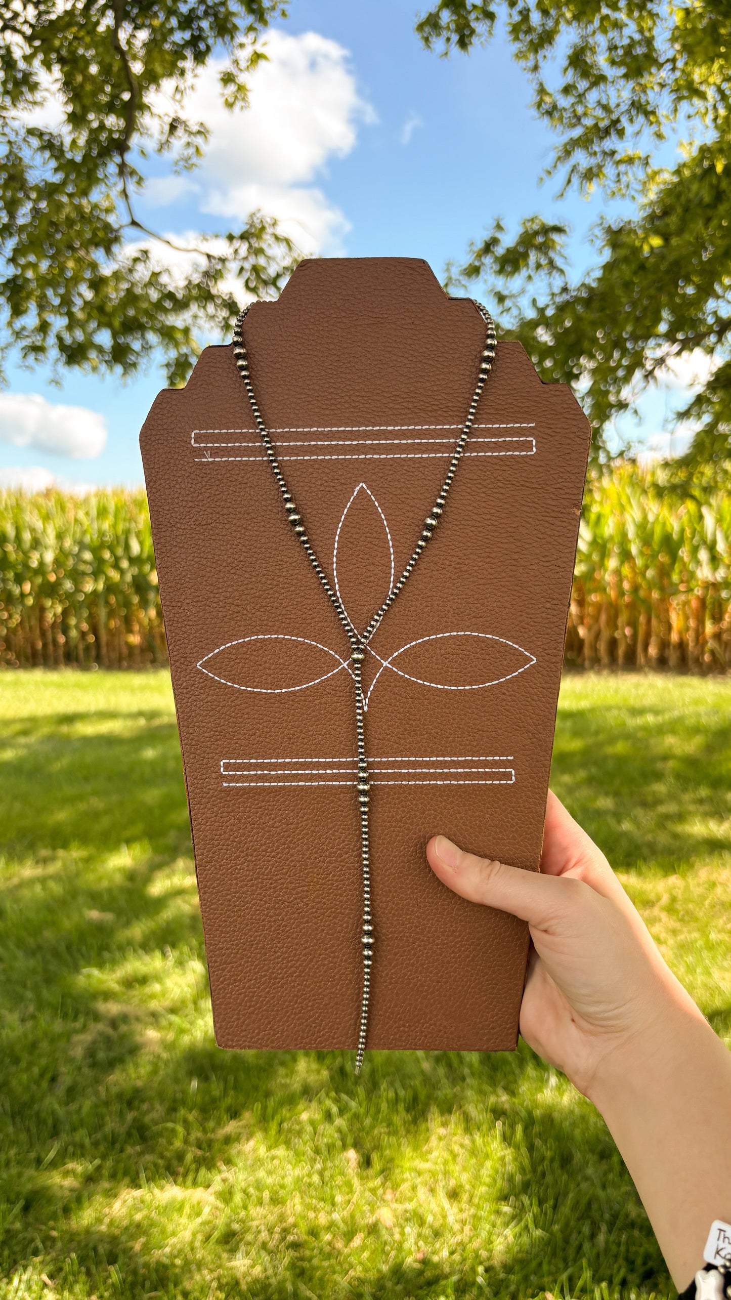 3-6MM STERLING SILVER PEARL LARIAT - PLAIN