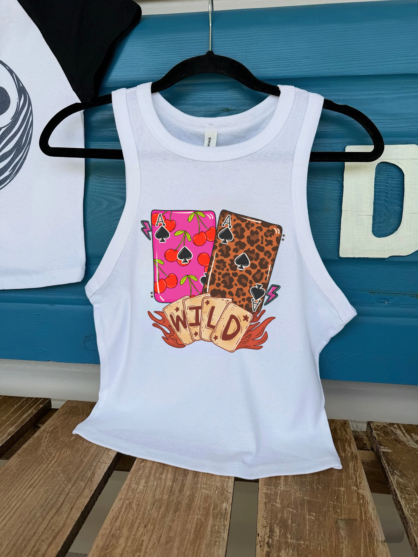 Wild Card Cropped Tank
