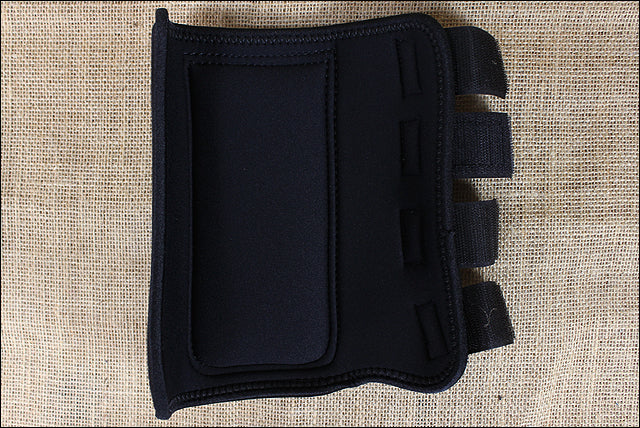 Black Classic Equine Horse Safety Leg Wraps Protection Tack Pair