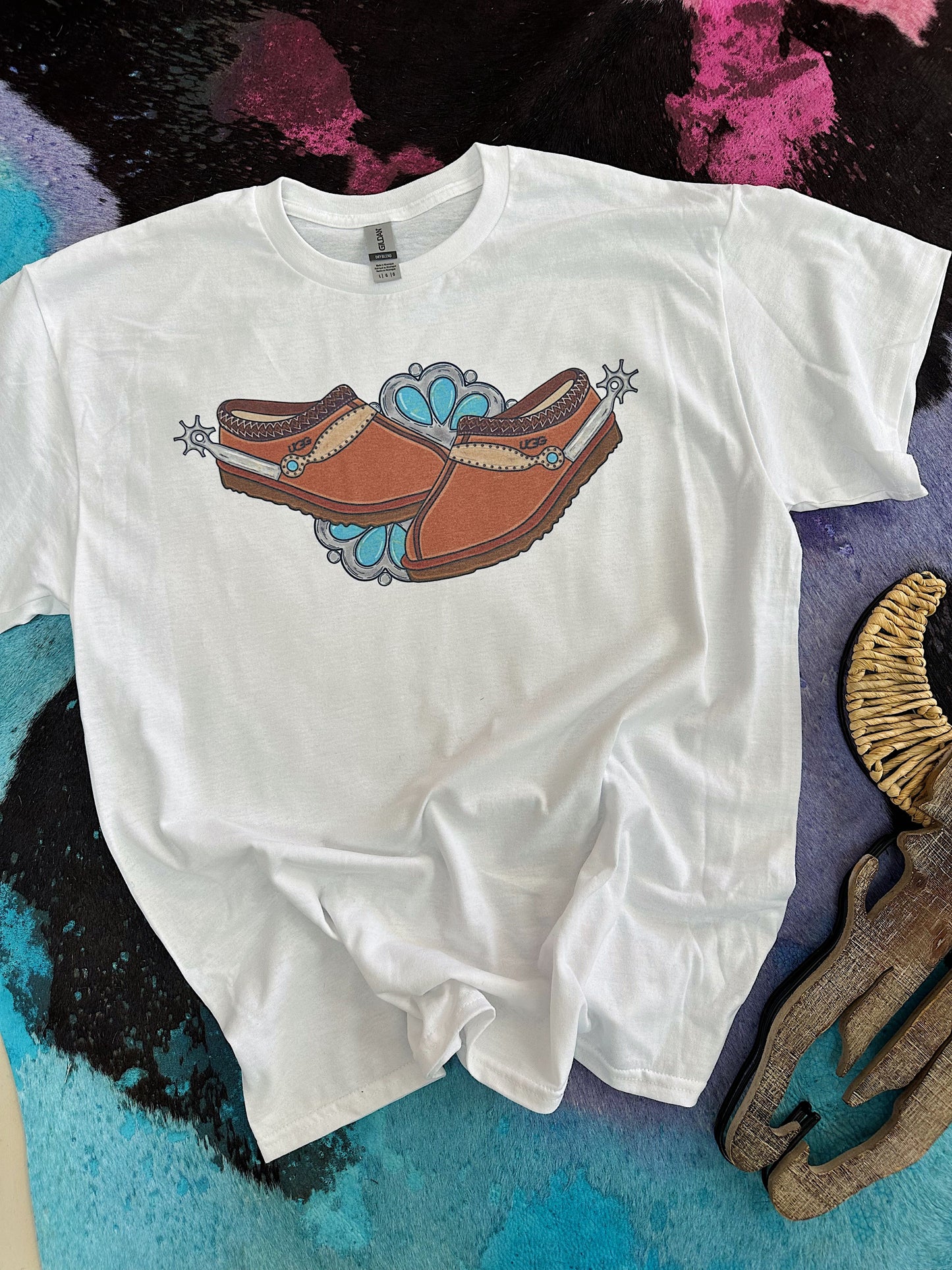 Western Slippers TEE or CREWNECK