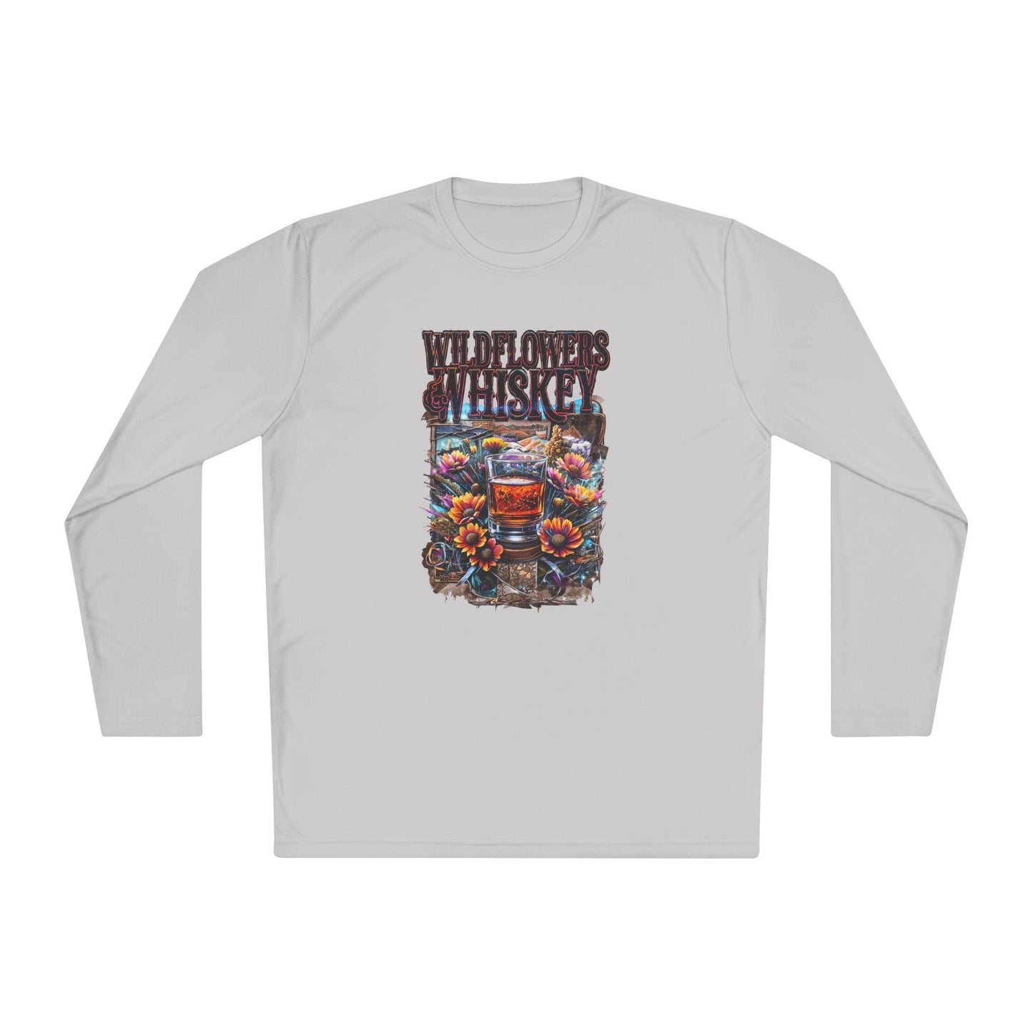 Wildflowers and Whiskey Lightweight Long Sleeve Tee