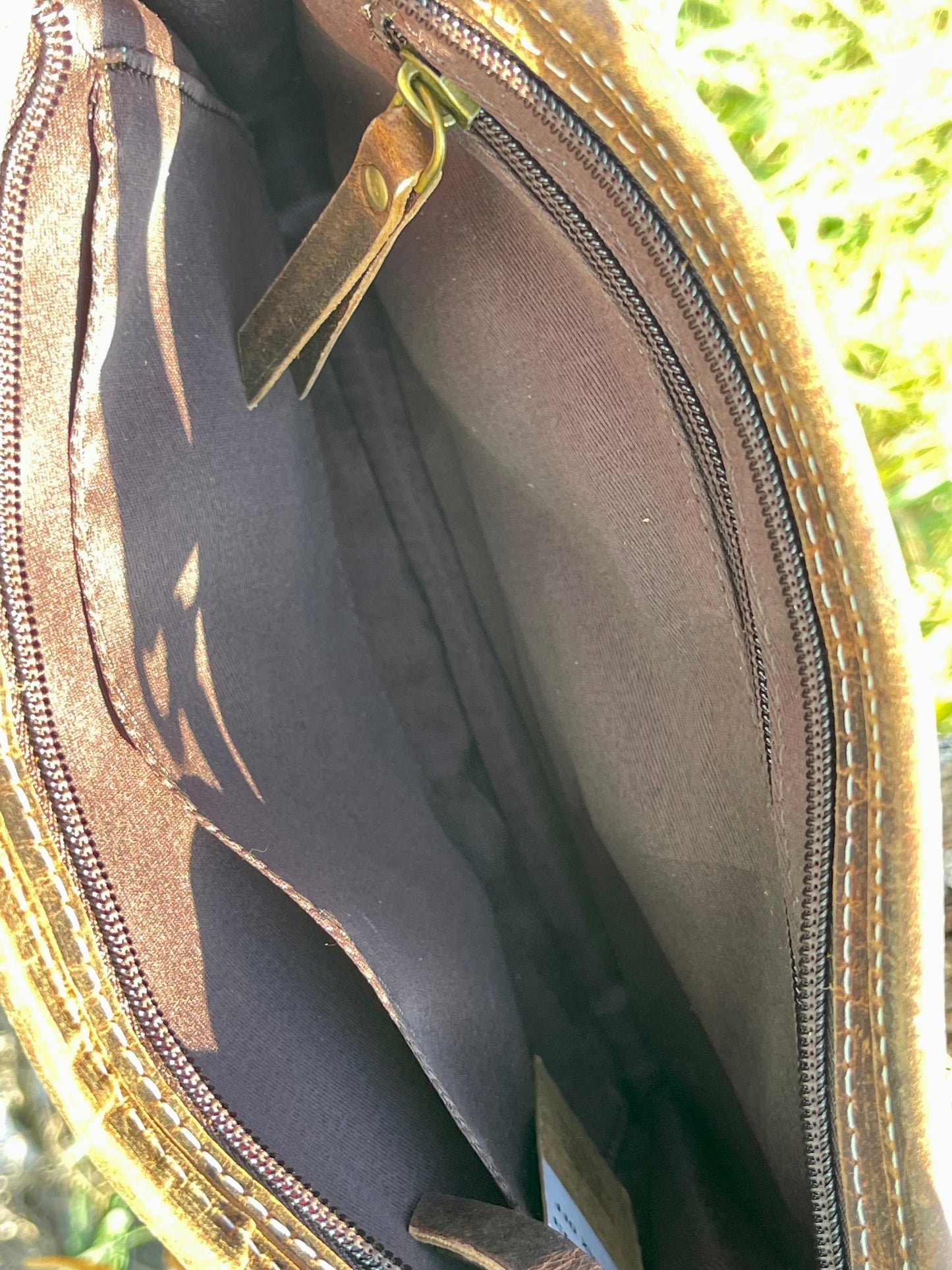 Western Stitch Fringe Crossbody