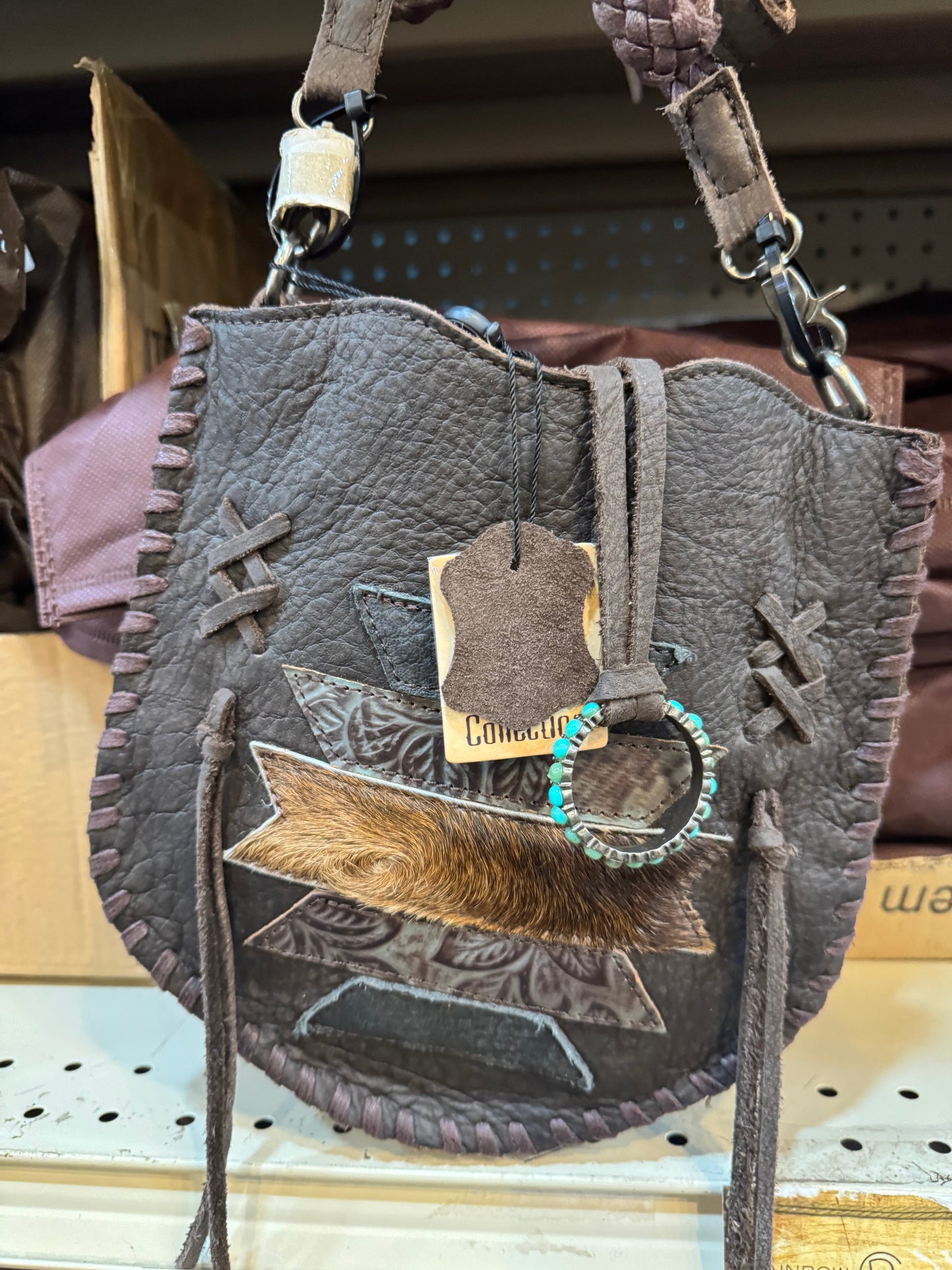 Aztec Ziglag Leather Purse