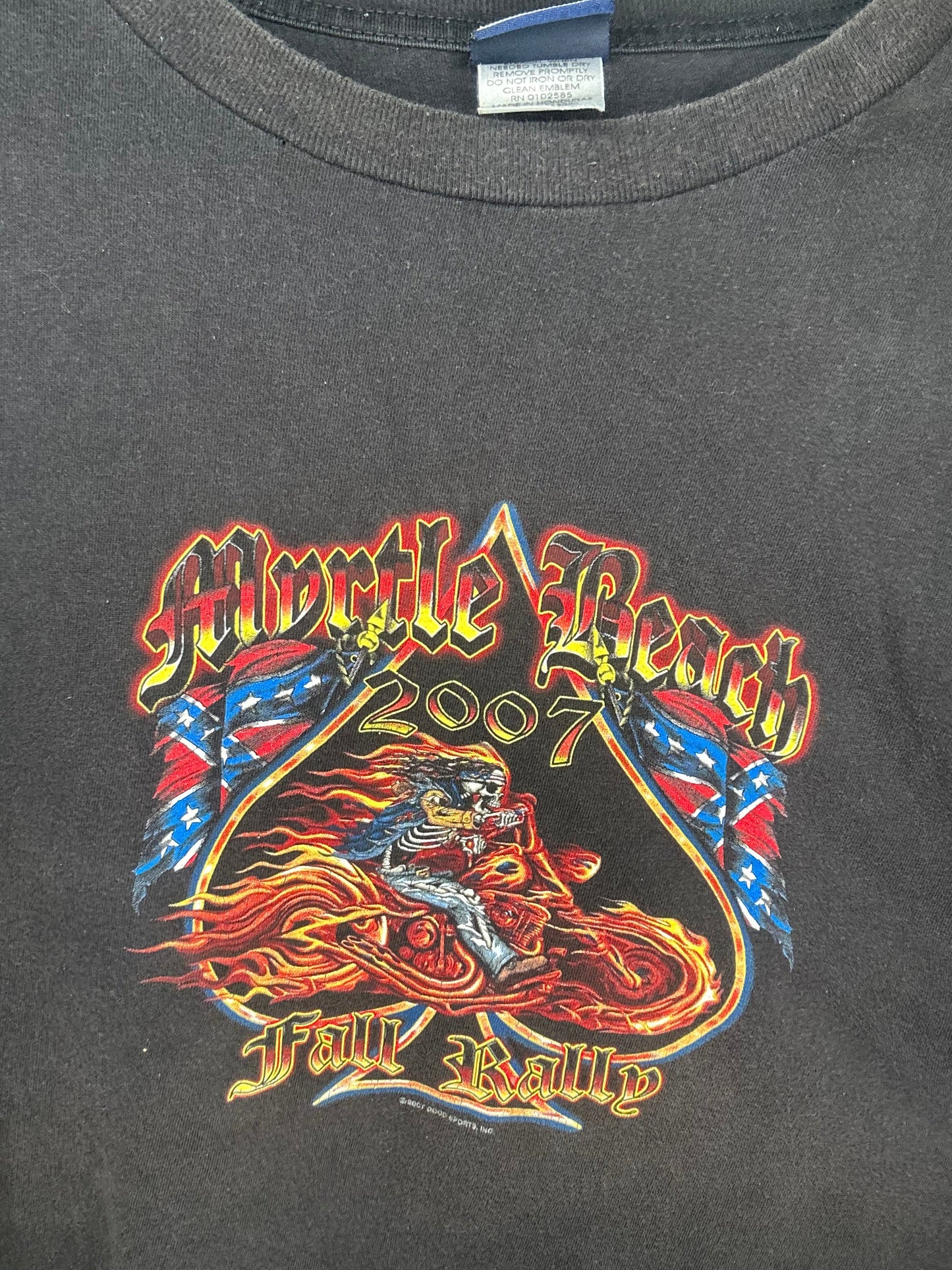 2007 Fall Rally Cropped Tee-size 5x