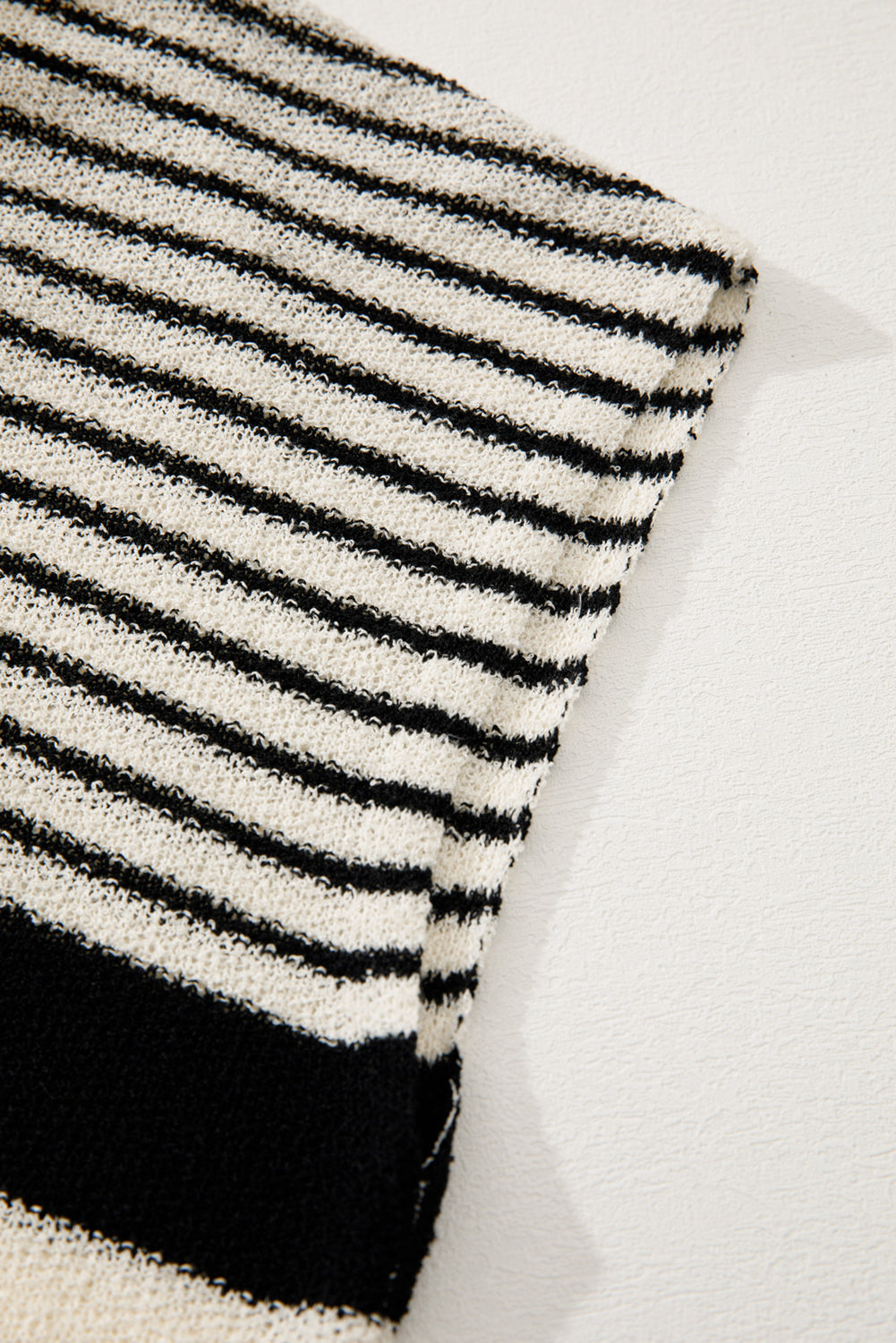 Sabrina Black Stripe Top