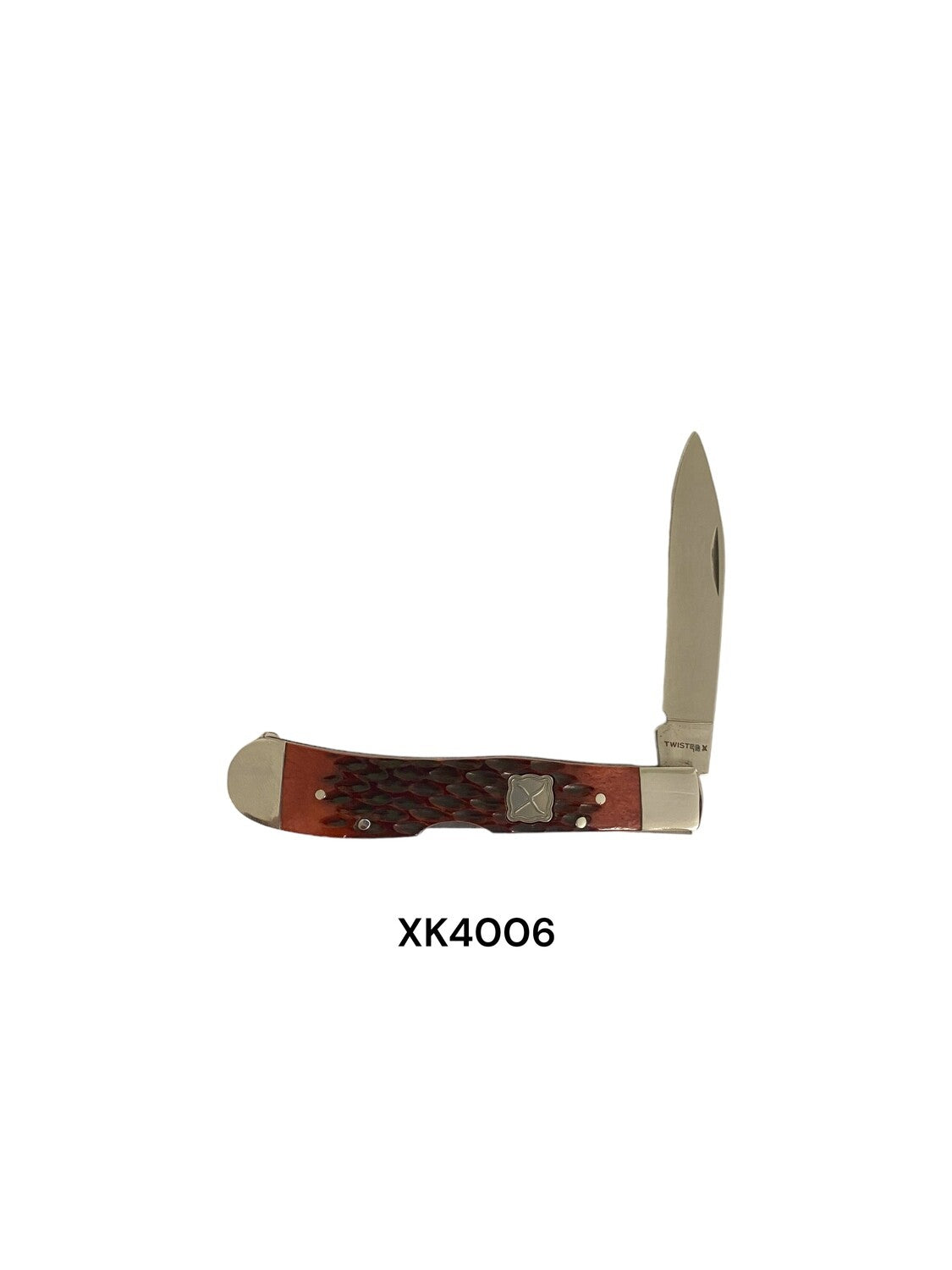 TWISTED X KNIFES- 4 1/4" CLOSED ROOT BEER