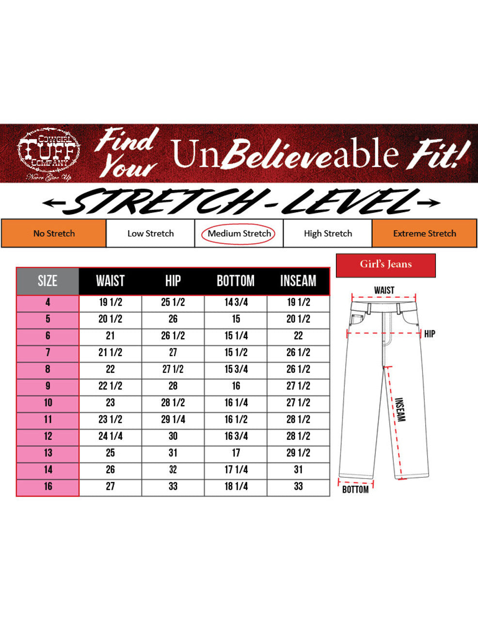 Girls Edgy Winter Cowgirl Tuff