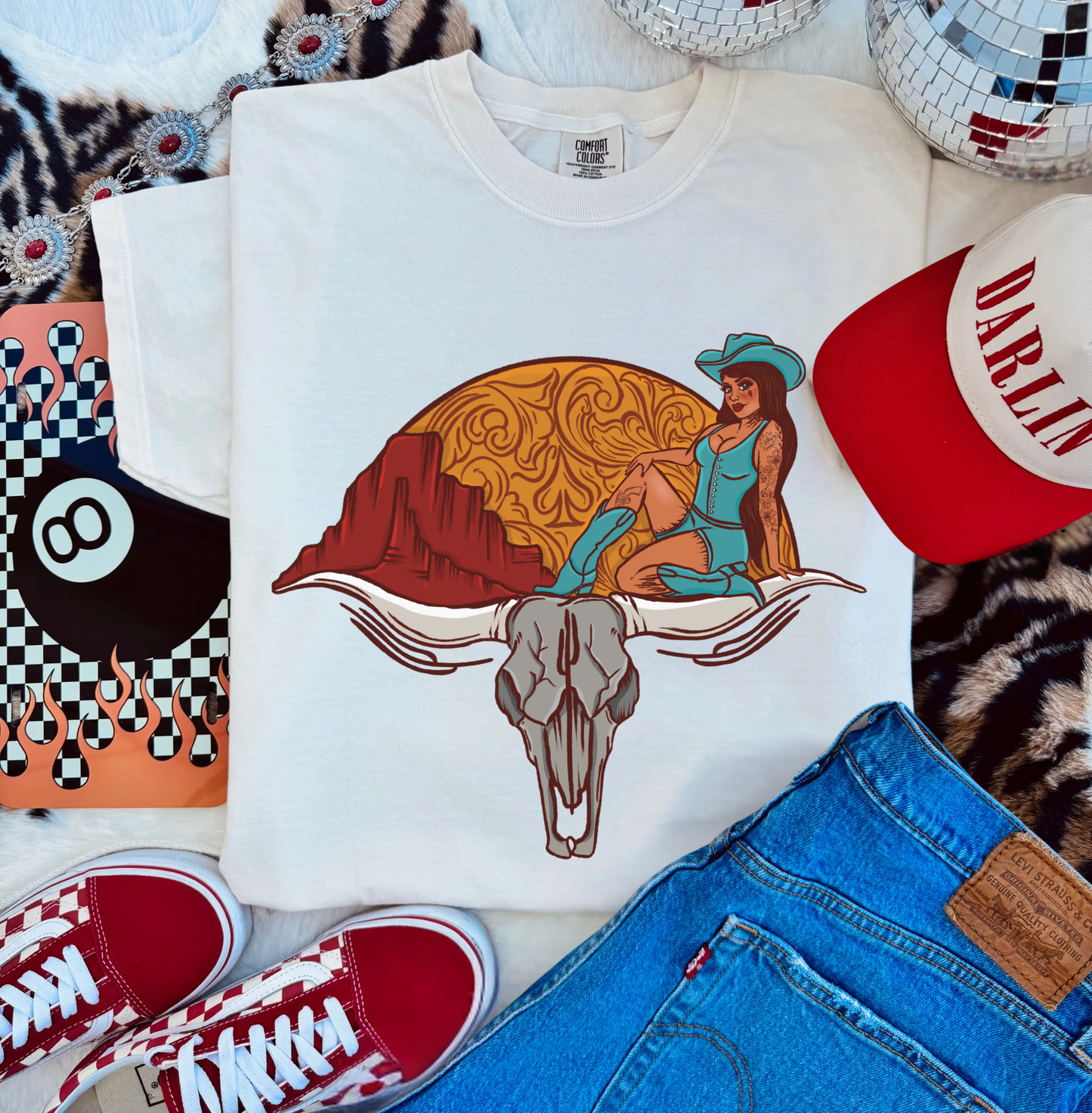 Outlaws and Longhorns Tee