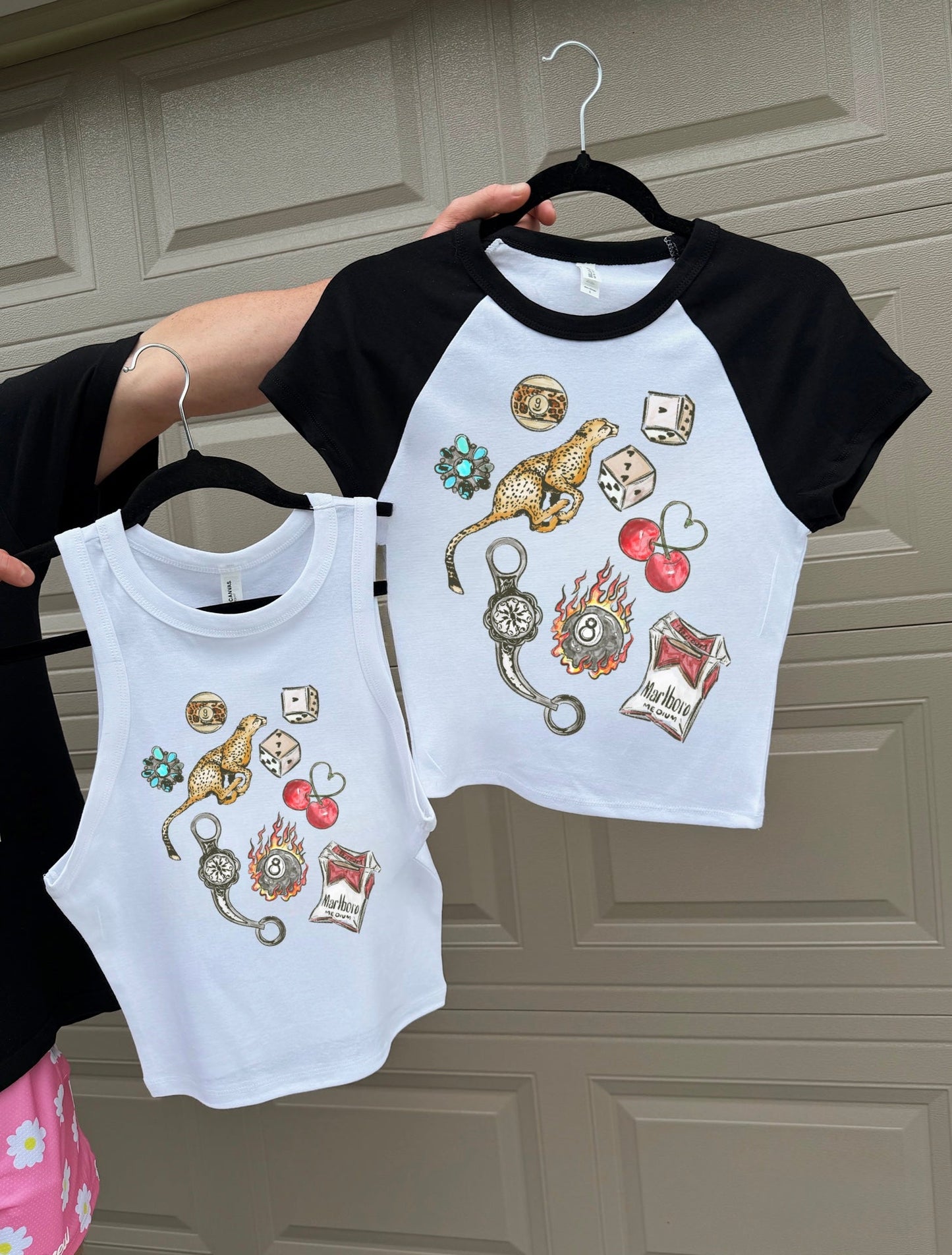 Roll The Dice Cropped Tank
