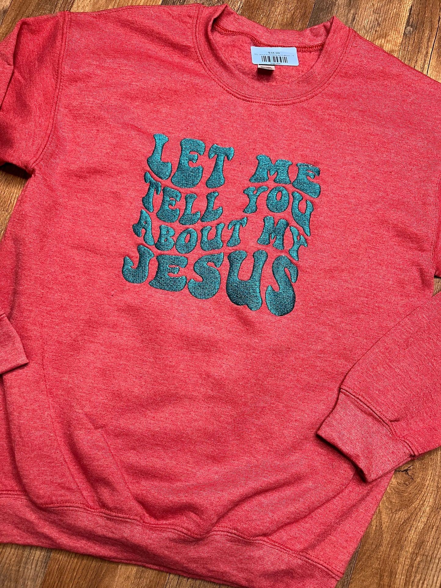 My Jesus Embroidered Pullover