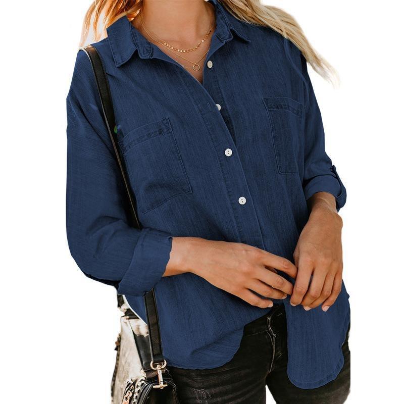 SilkSoft Loose Fit Denim Shirt