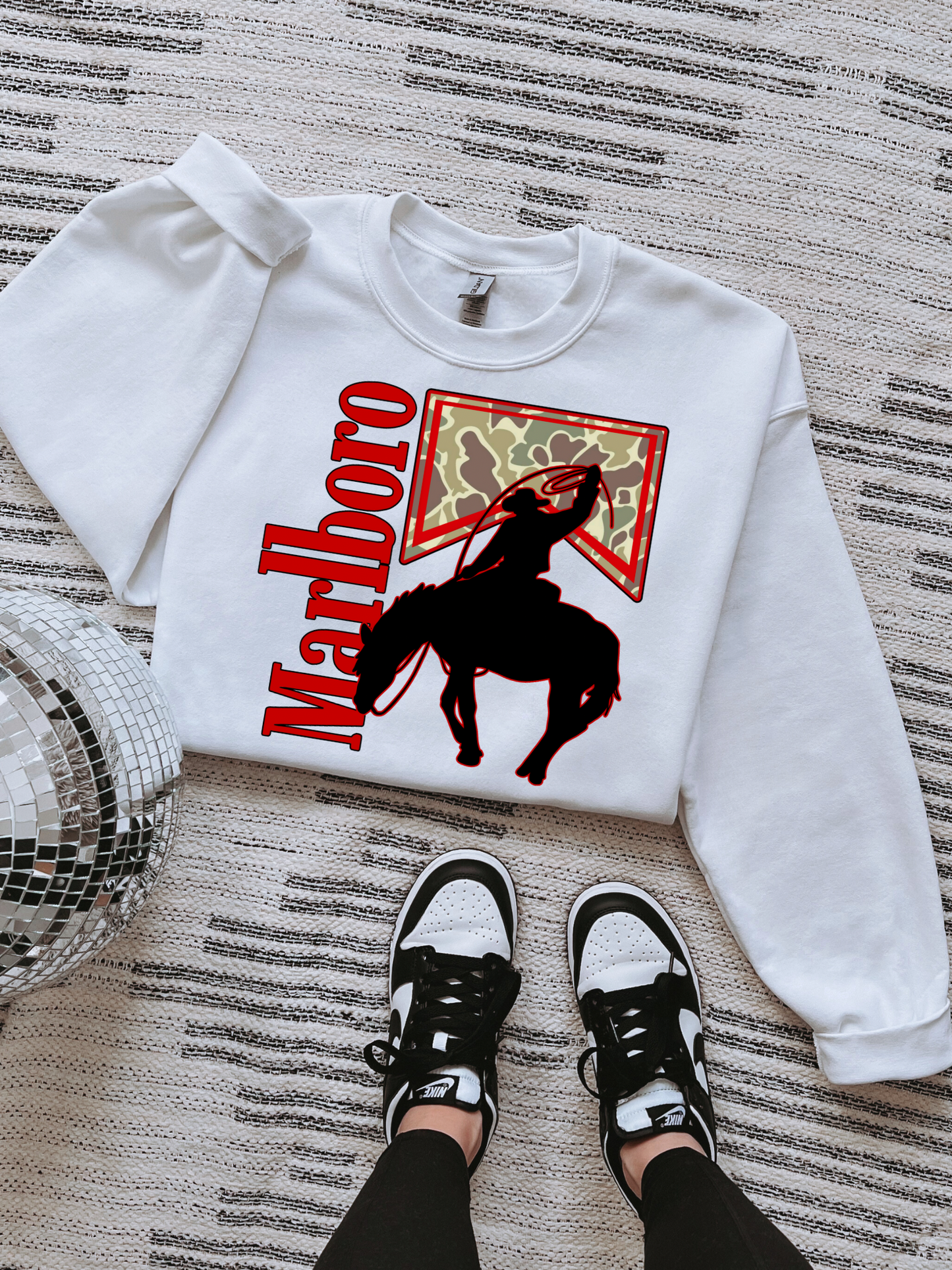 Boro TEE or CREWNECK
