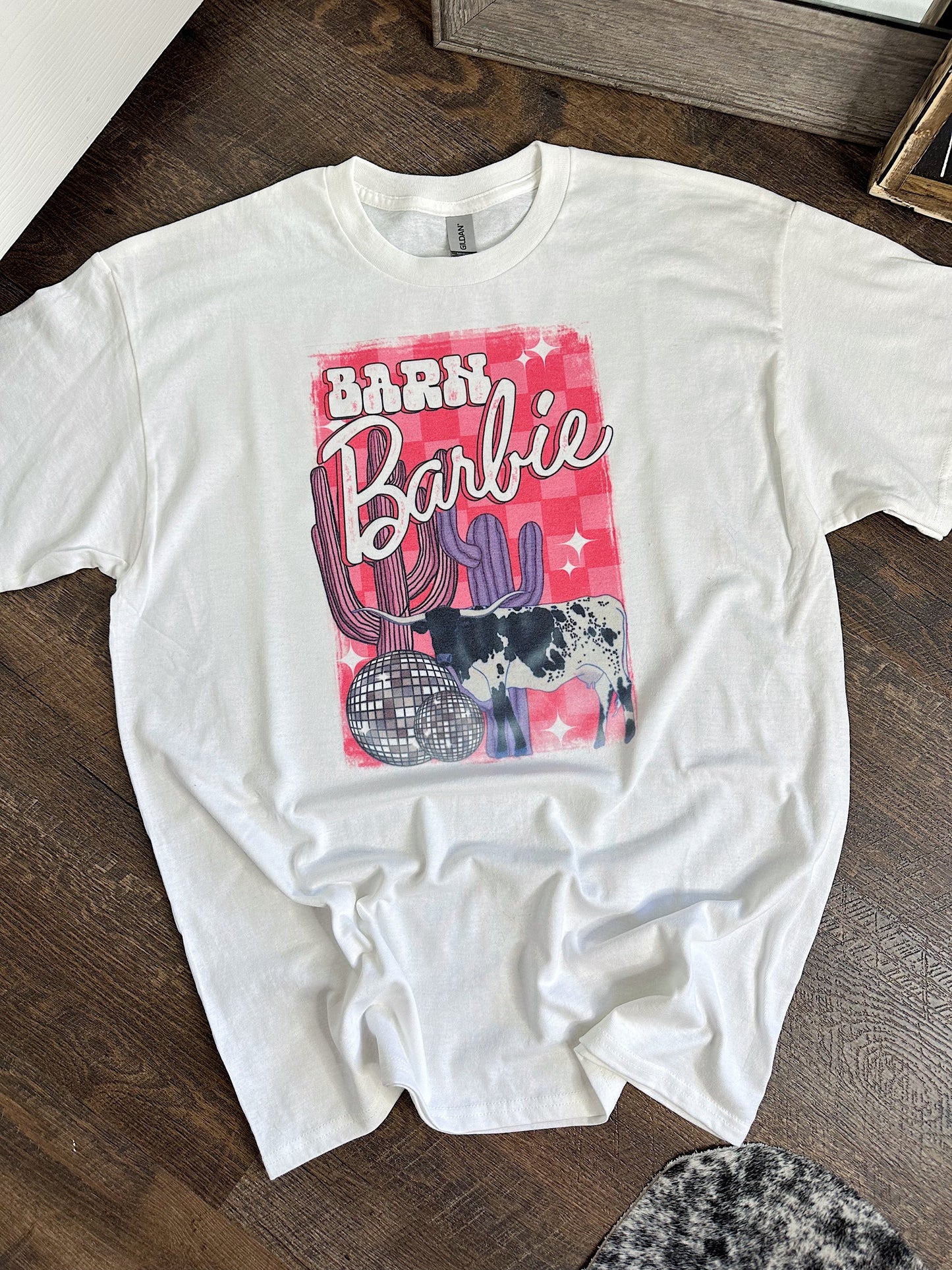 Barn Barbie TEE or CREWNECK