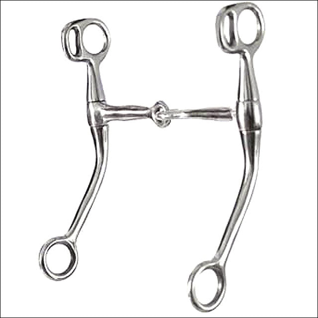 5" Hilason Stainless Steel Horse Bit Melbourne Iron Trainning Snaffle Mouth