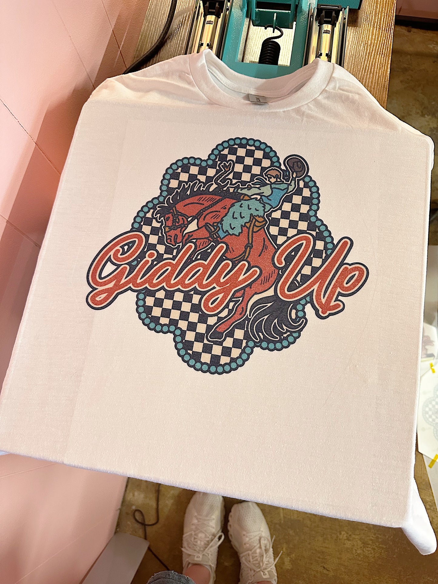 Giddy Up TEE or CREWNECK