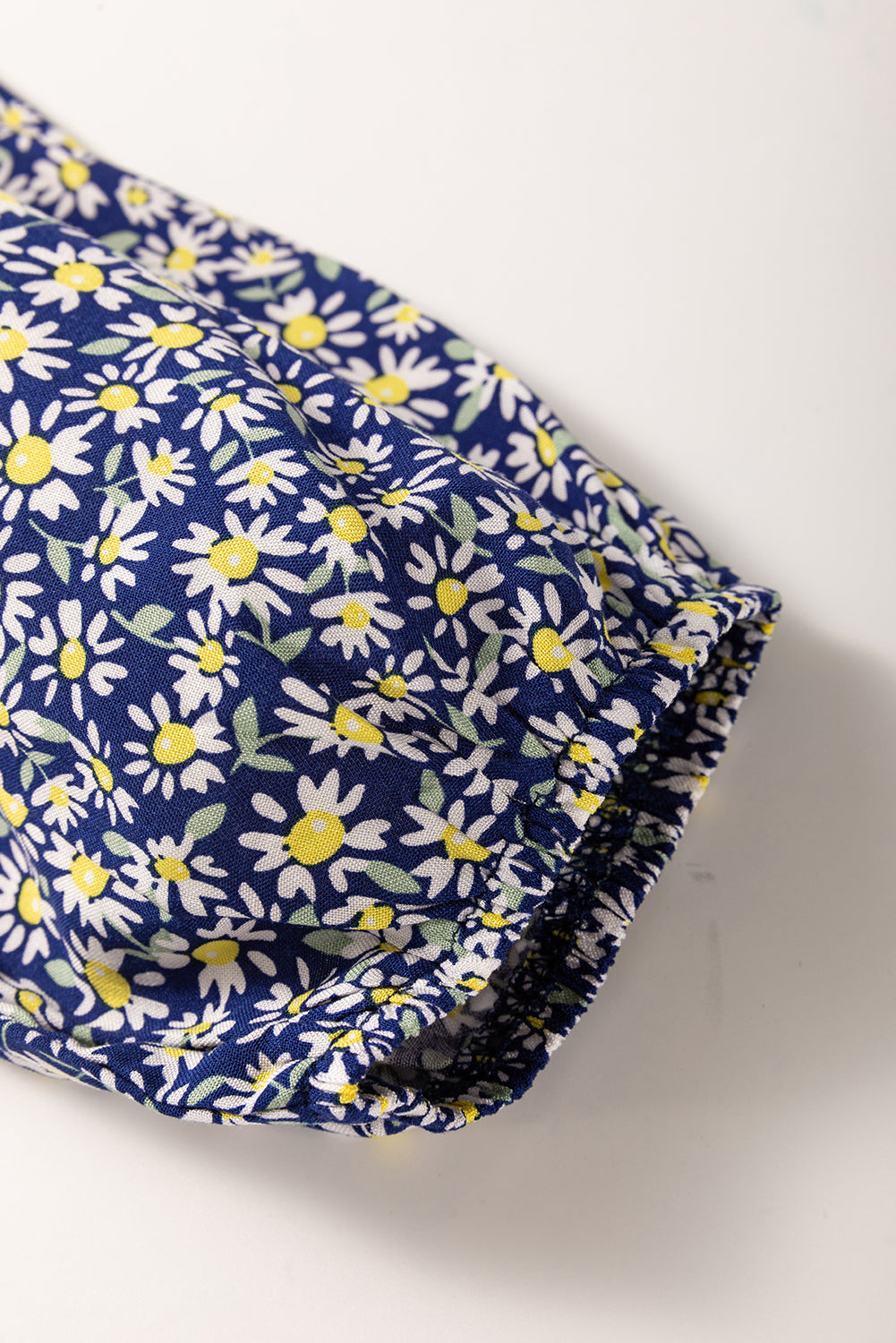 Boho Floral Square Neck Blouse