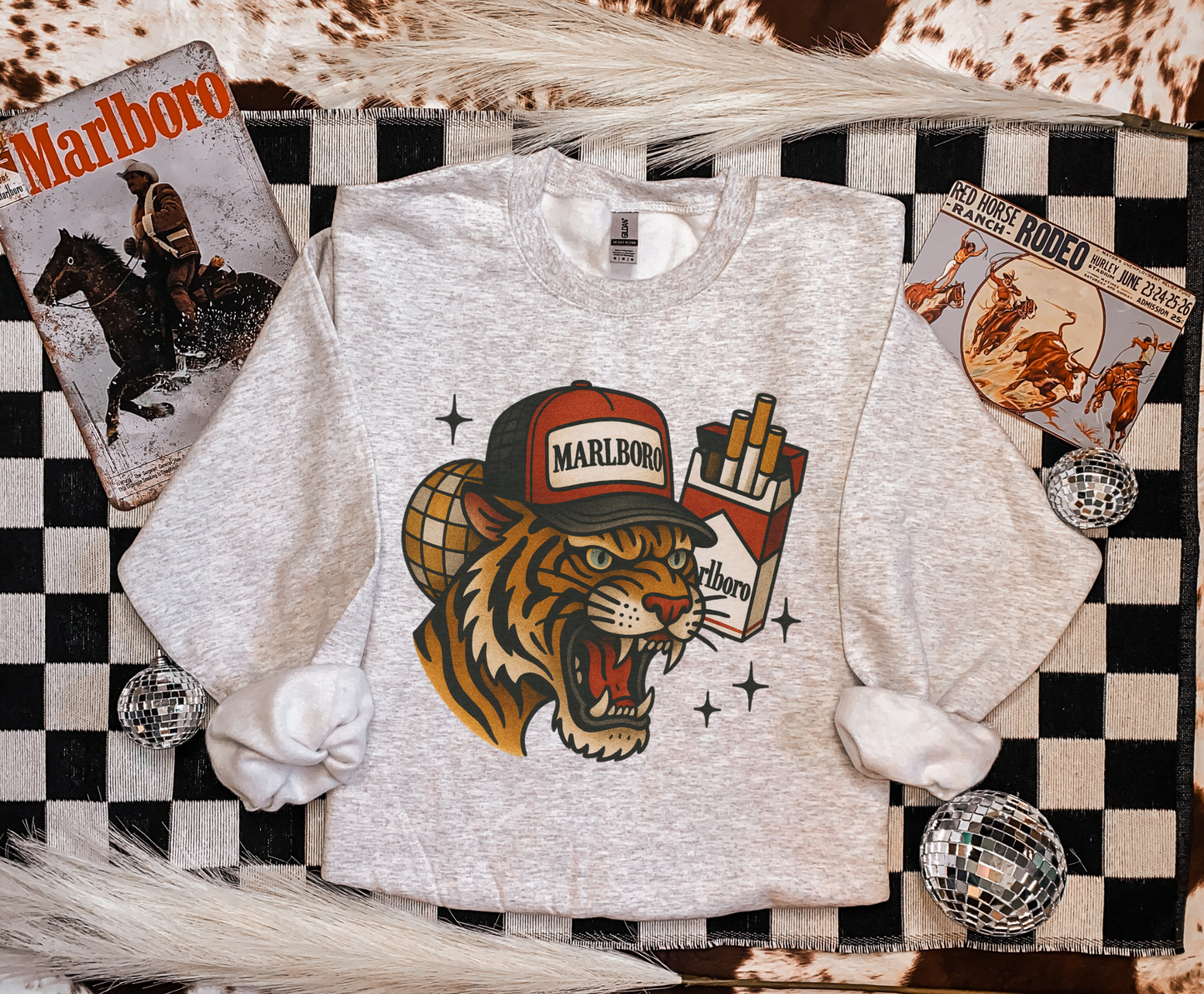 Boro Tiger TEE or CREWNECK