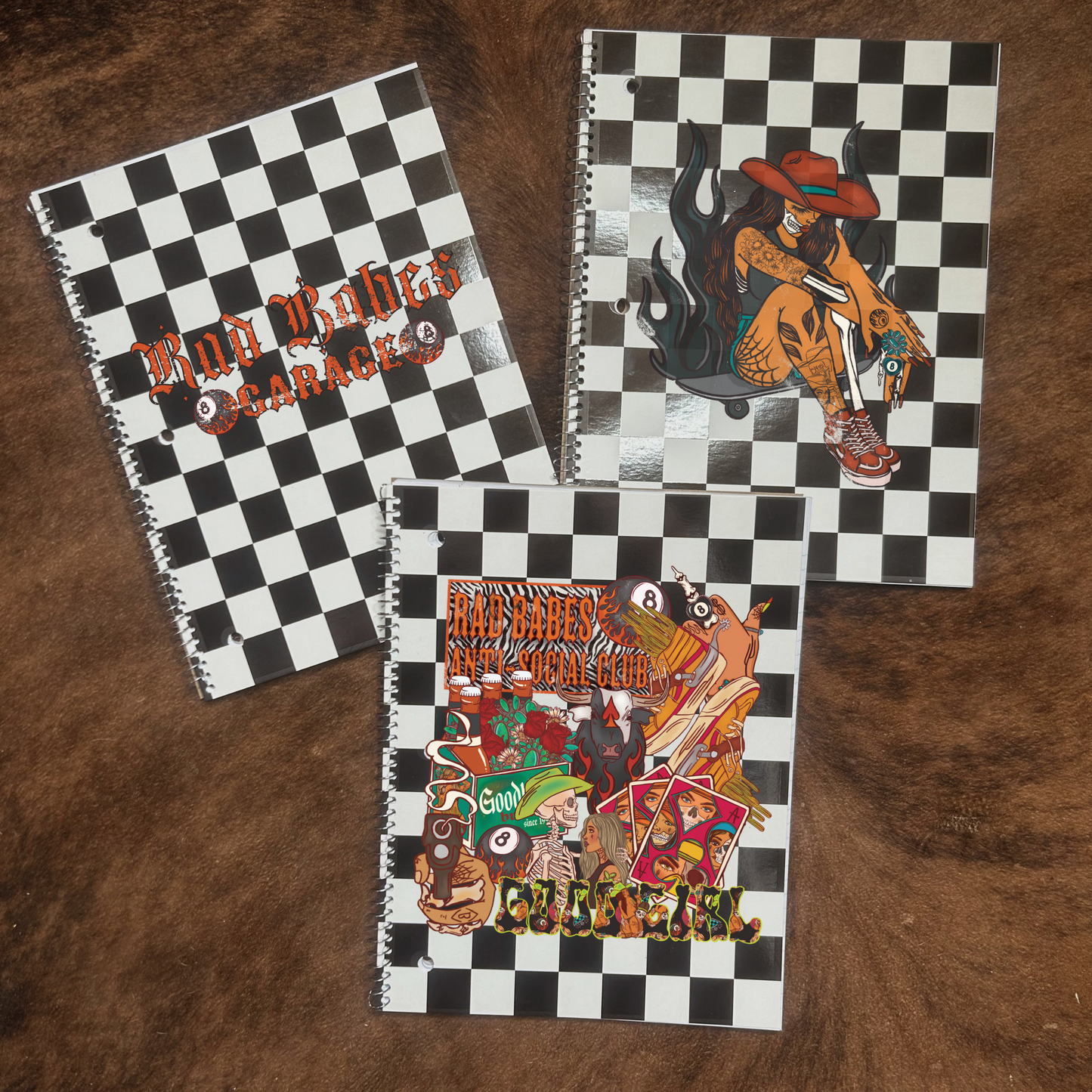 Yallternative Checkered Notebooks