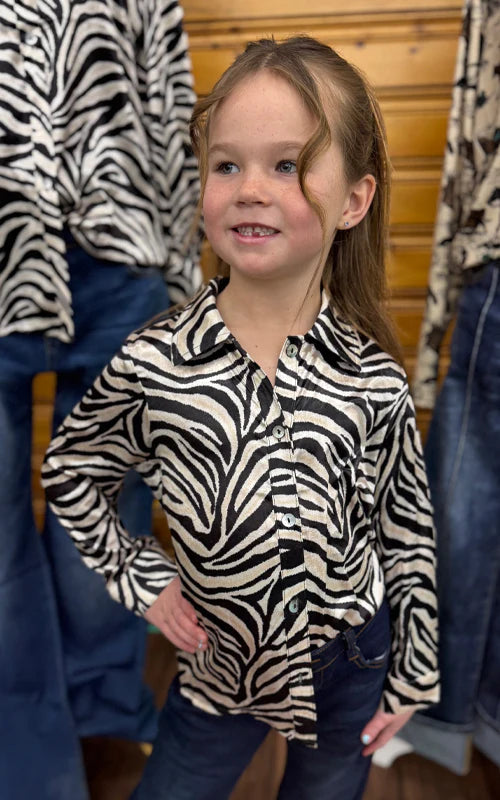 Cowgirl safari button up Kids