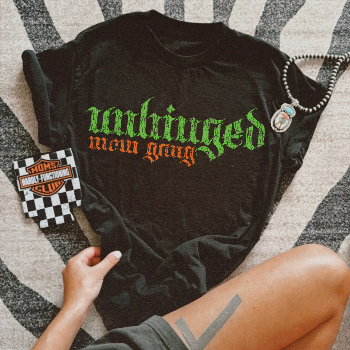 Unhinged Mom Gang Tee