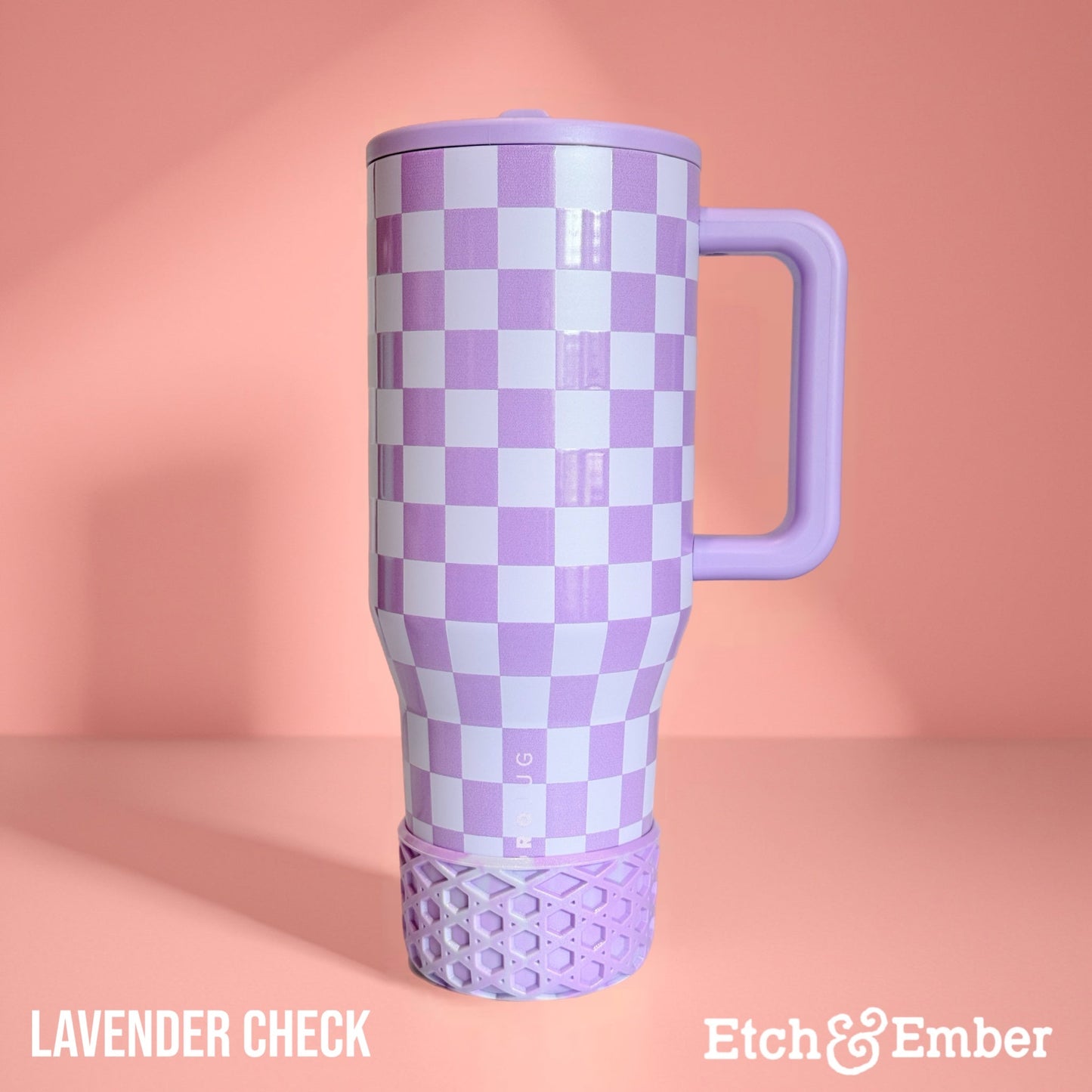 Lavender Check Remix WAFFLE Tumbler Boot