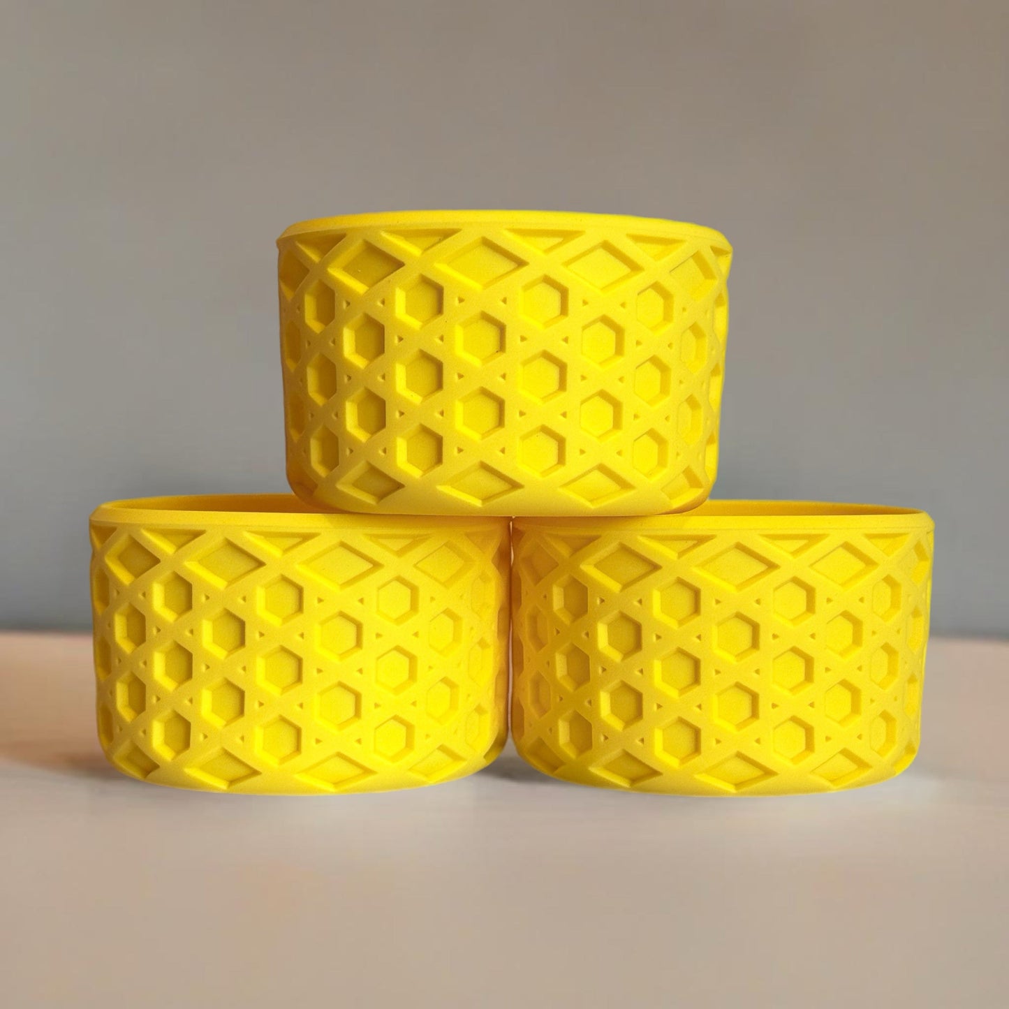 Sunny Yellow Waffle Tumbler Boot -Fall fits 20-40oz