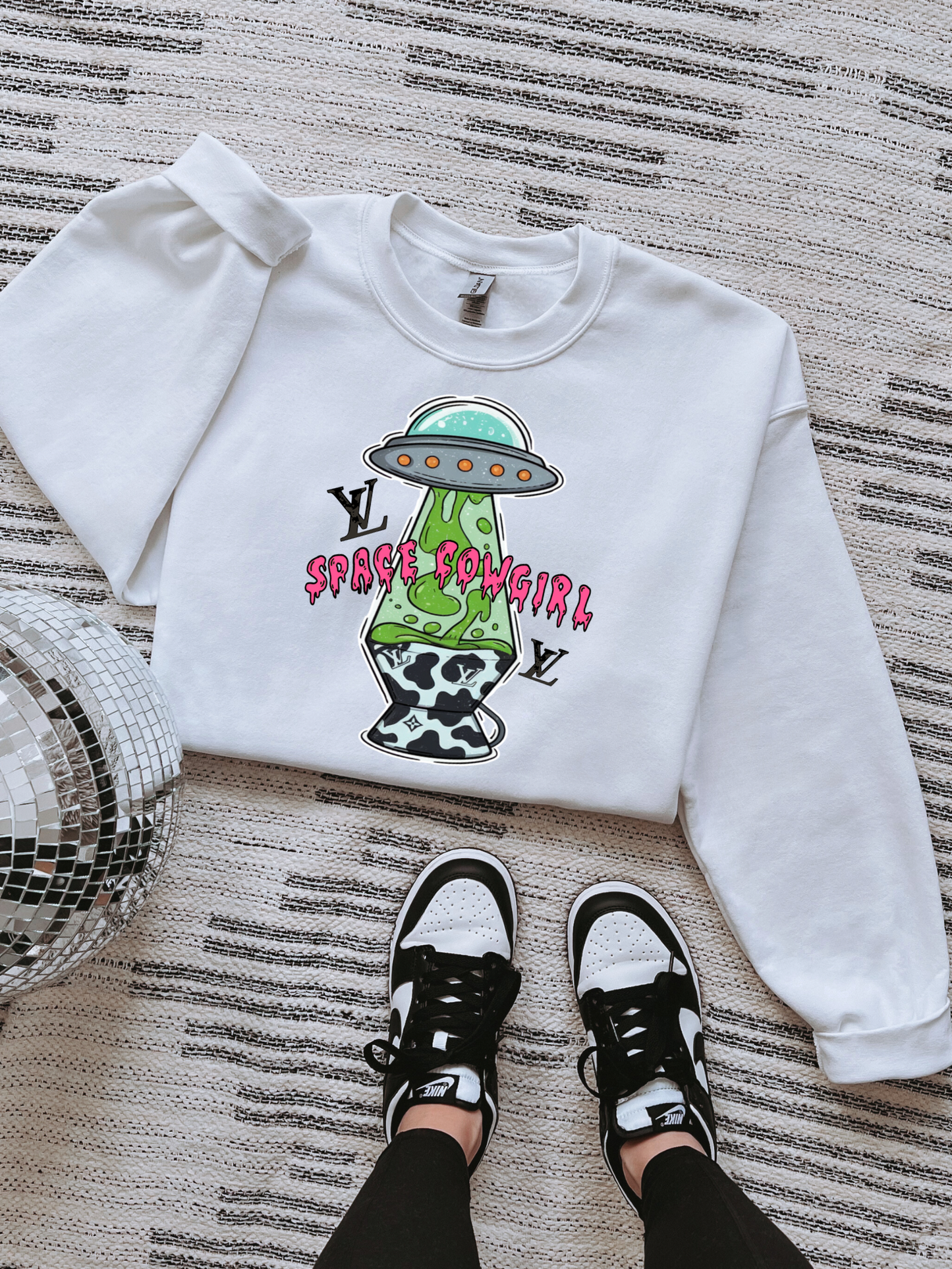 Space Cowgirl TEE or CREWNECK