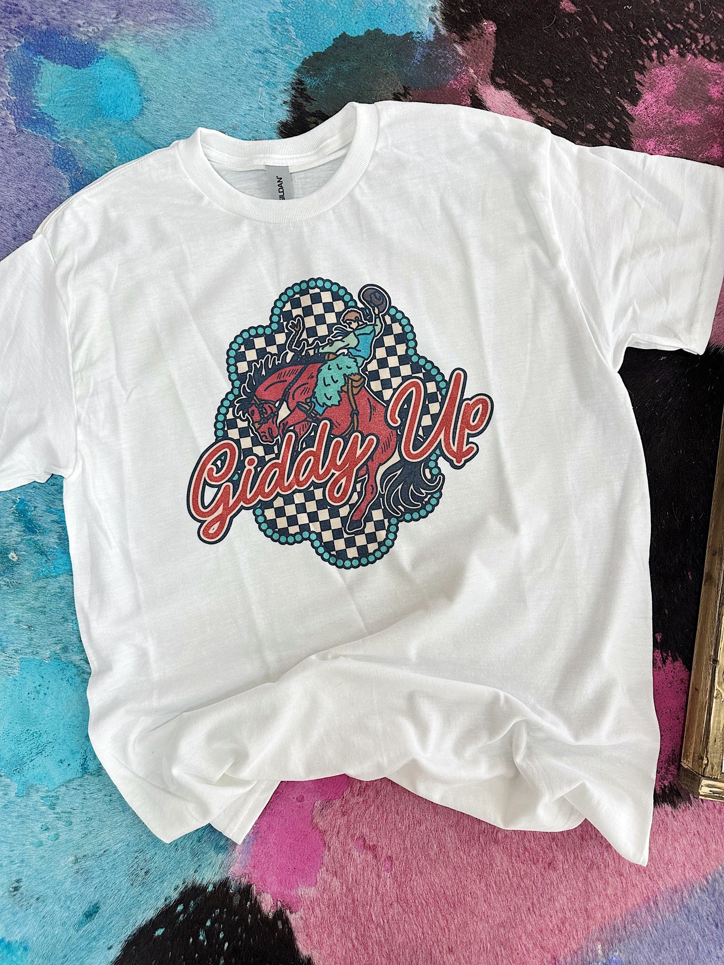 Giddy Up TEE or CREWNECK