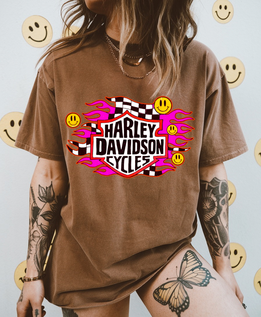 Checkered Smiley HD Tee