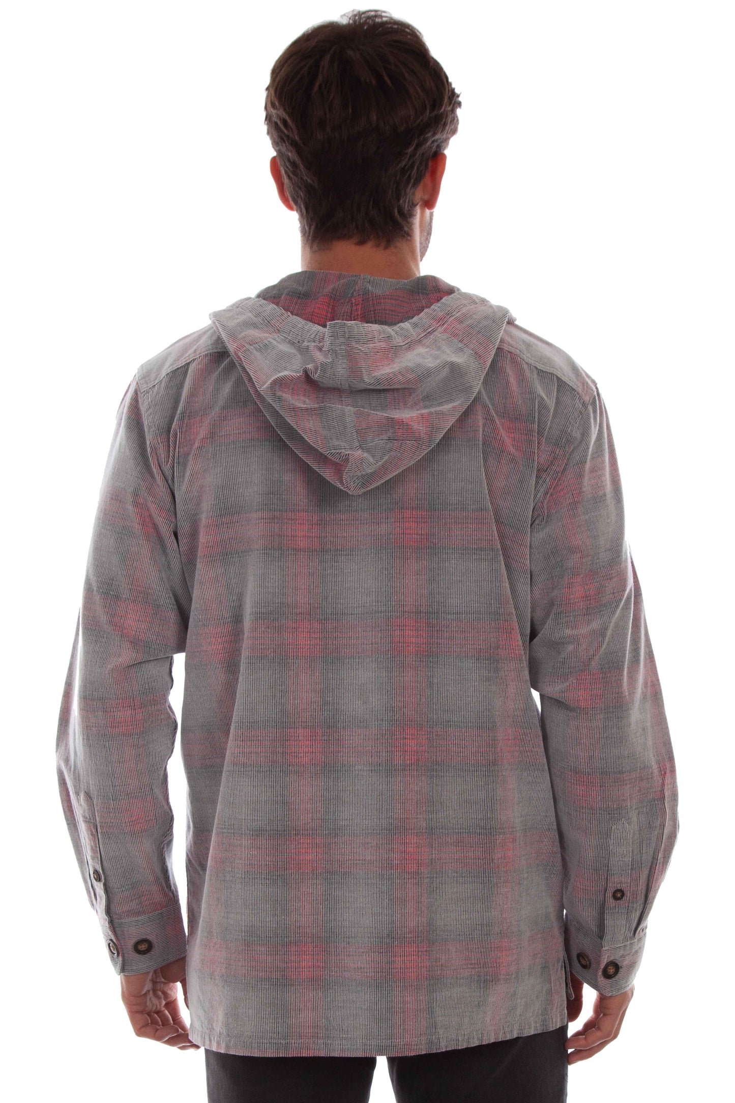 Unlined Corduroy Hoodie - 5329