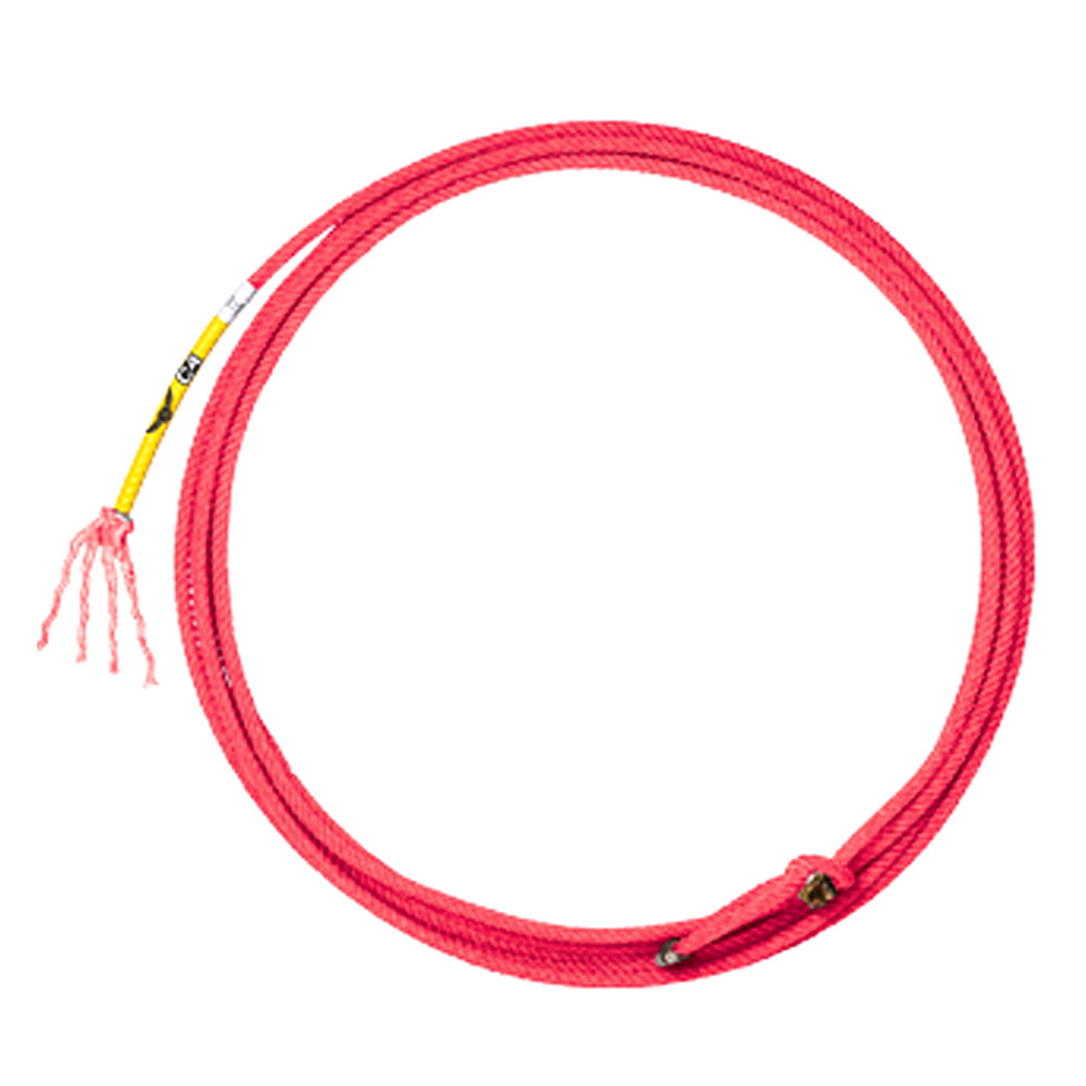 36' Cactus Ropes Western C4 Nylon 4 Strand Heel Rope W/ Snap Back Medium