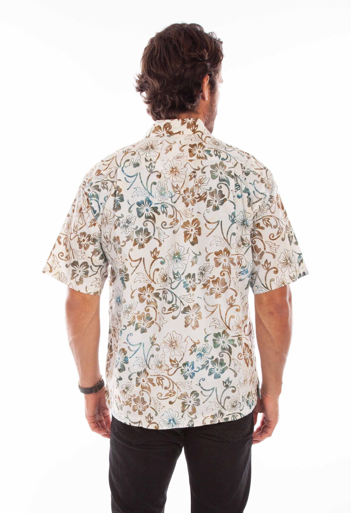 Batik Floral Shirt - 5347