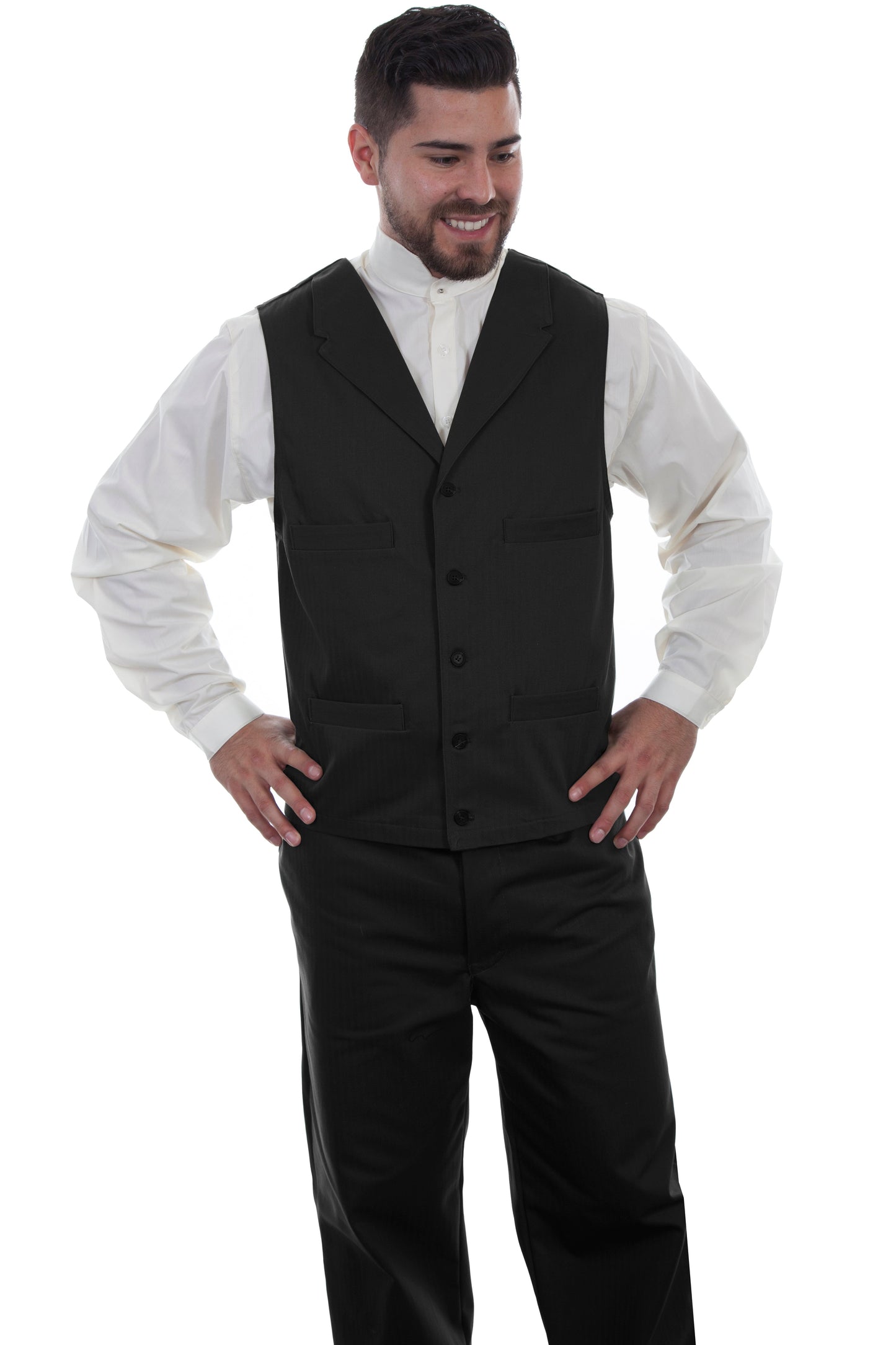 Herringbone Unlined Vest - 541714