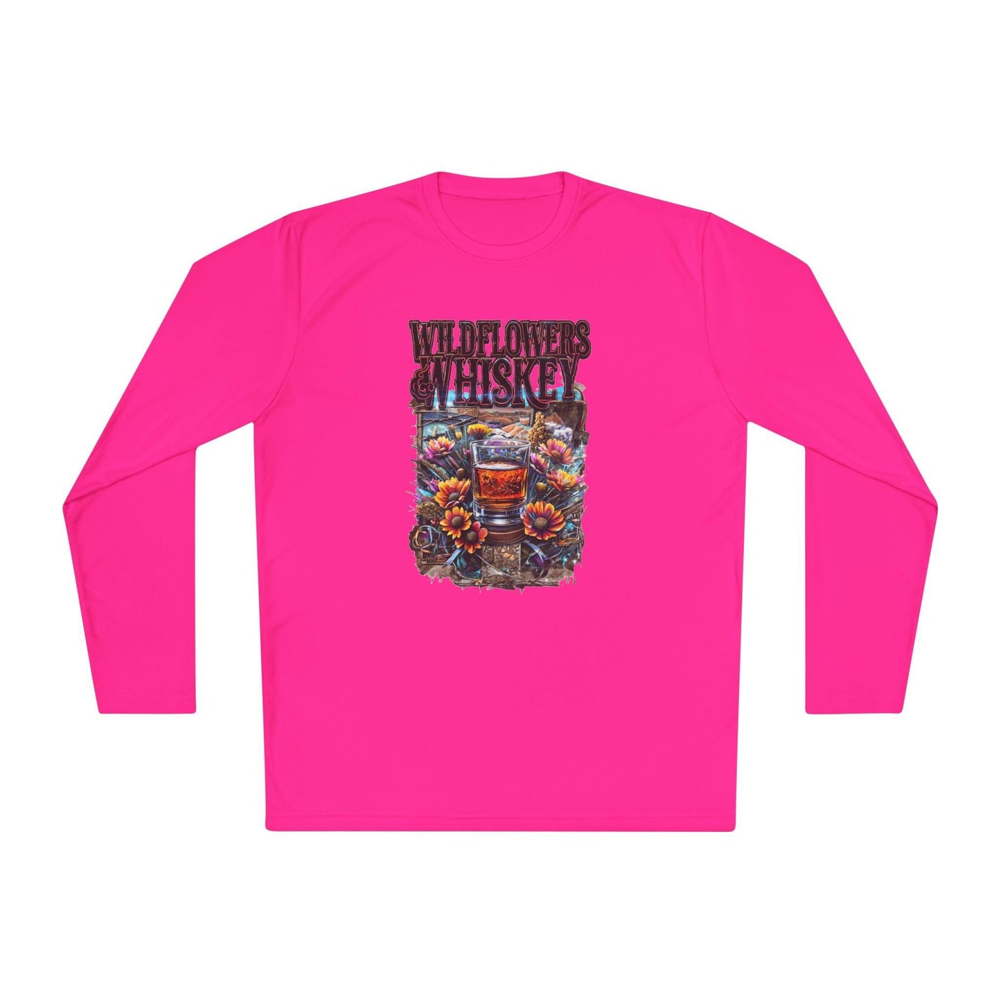 Wildflowers and Whiskey Lightweight Long Sleeve Tee