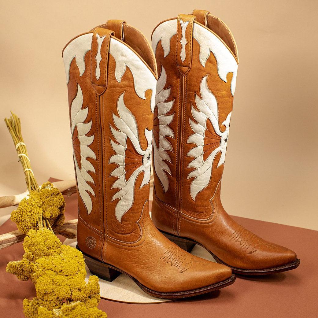 Rising Phoenix Cowgirl Boots - Stylish Cowboy Boots for Trendy Women