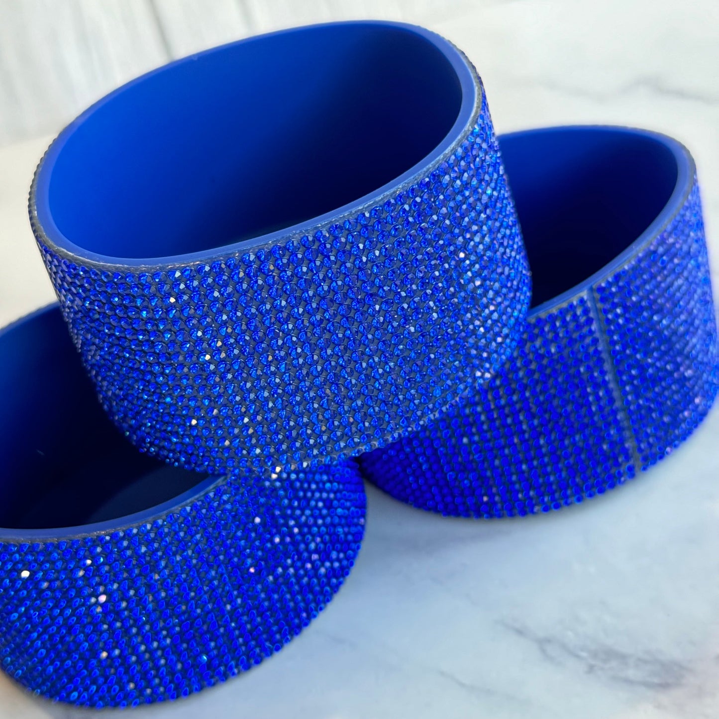 ROYAL BLUE BLING Tumbler Boot -fits 40oz New!