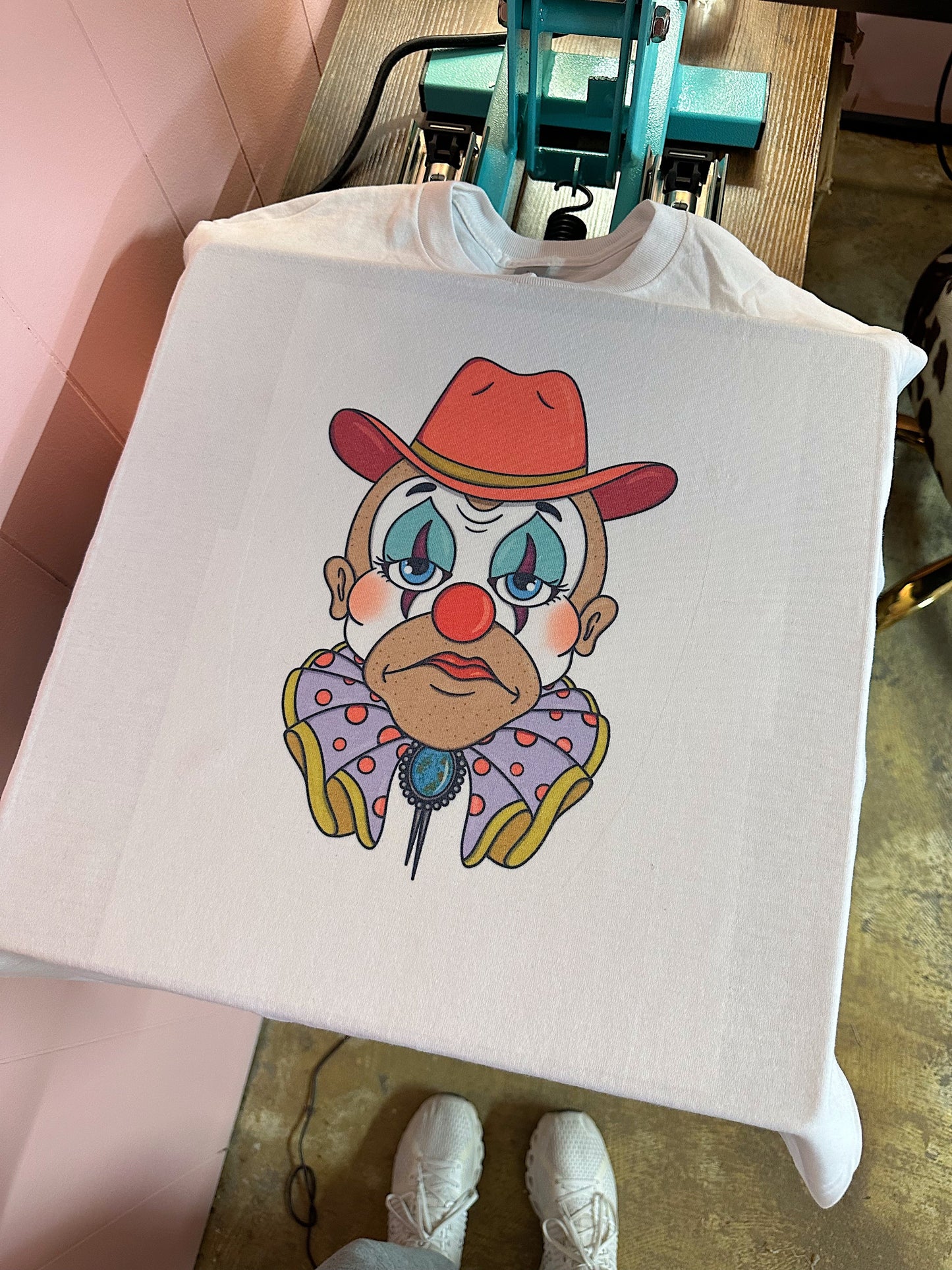 Rodeo Clown TEE or CREWNECK
