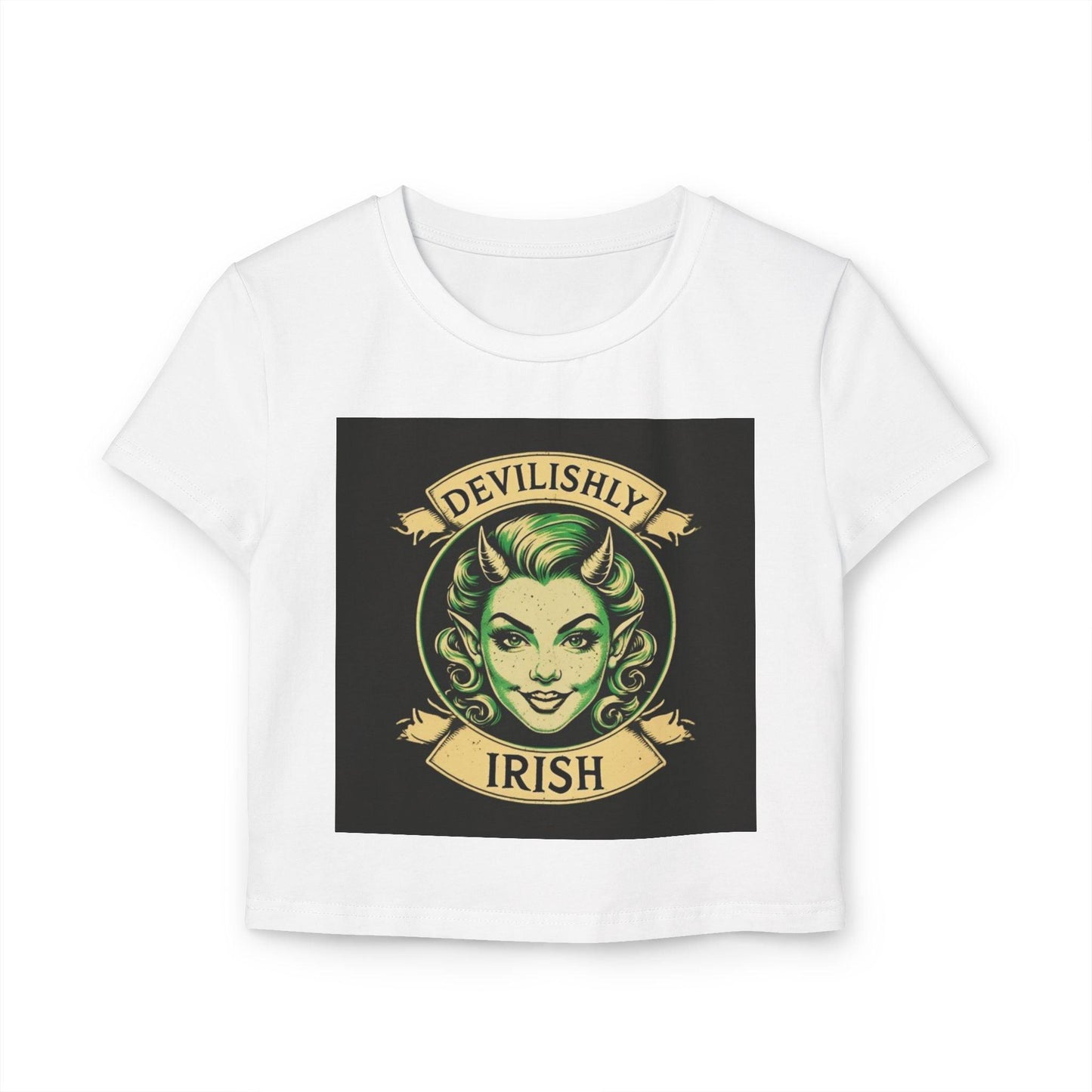 St Patricks Day Baby Tee Devilishly Irish