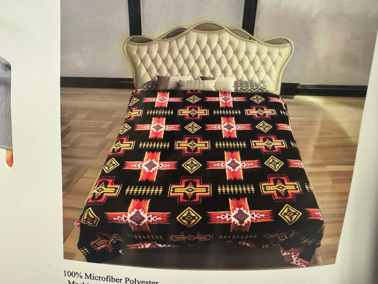 Twin Super Plush Aztec Blankets